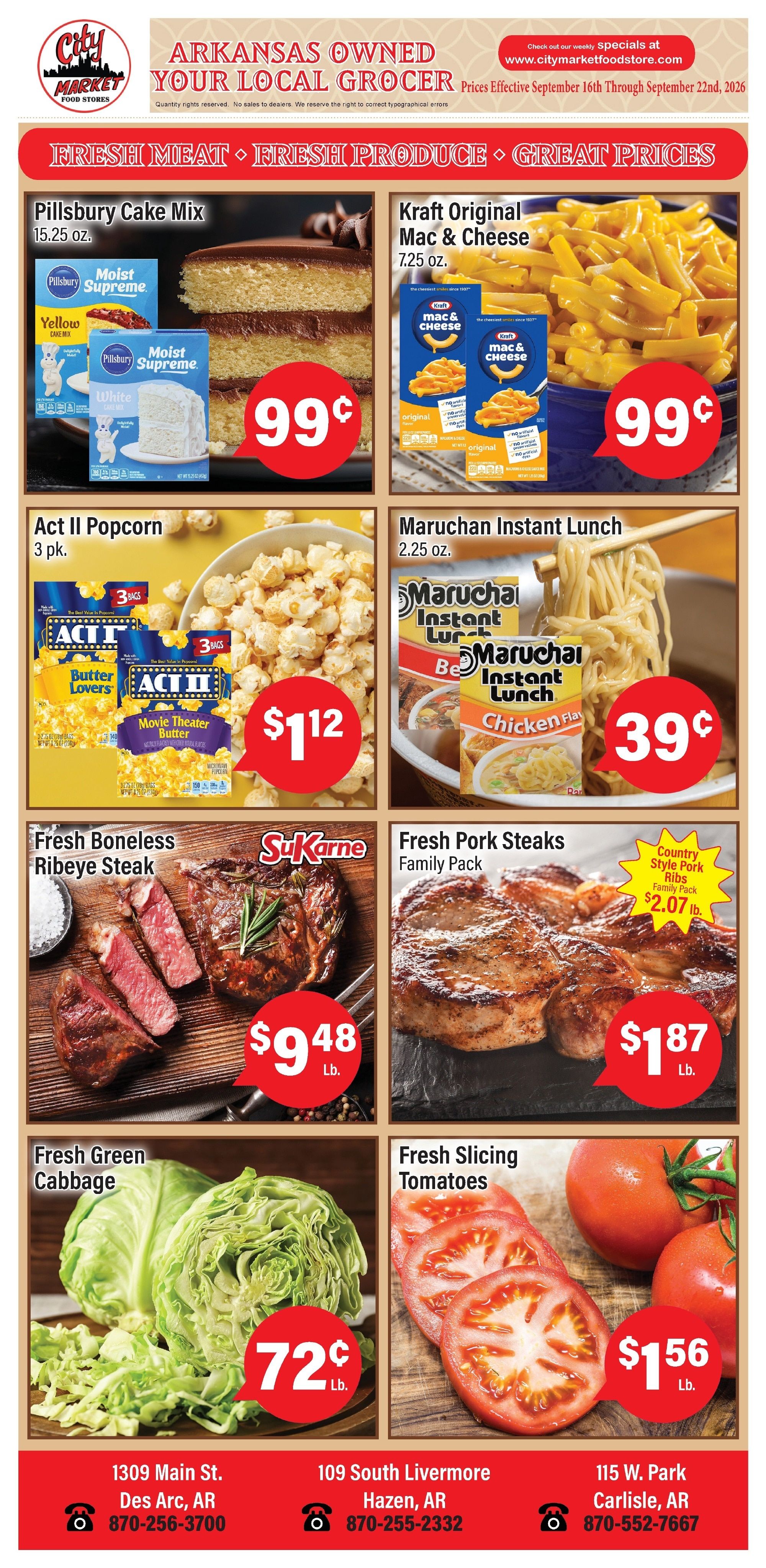 City Market Food Stores Weekly Ad September 16 - 22, 2026