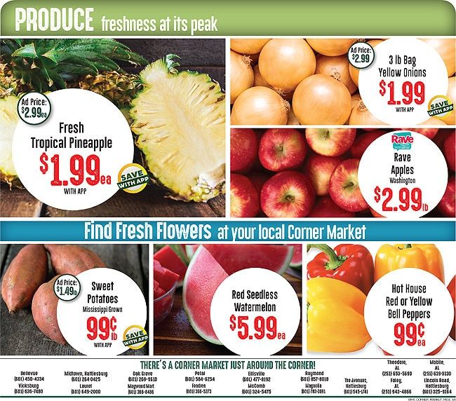 Corner Market MS (Alabama) Weekly Ad September 16 - 22, 2026