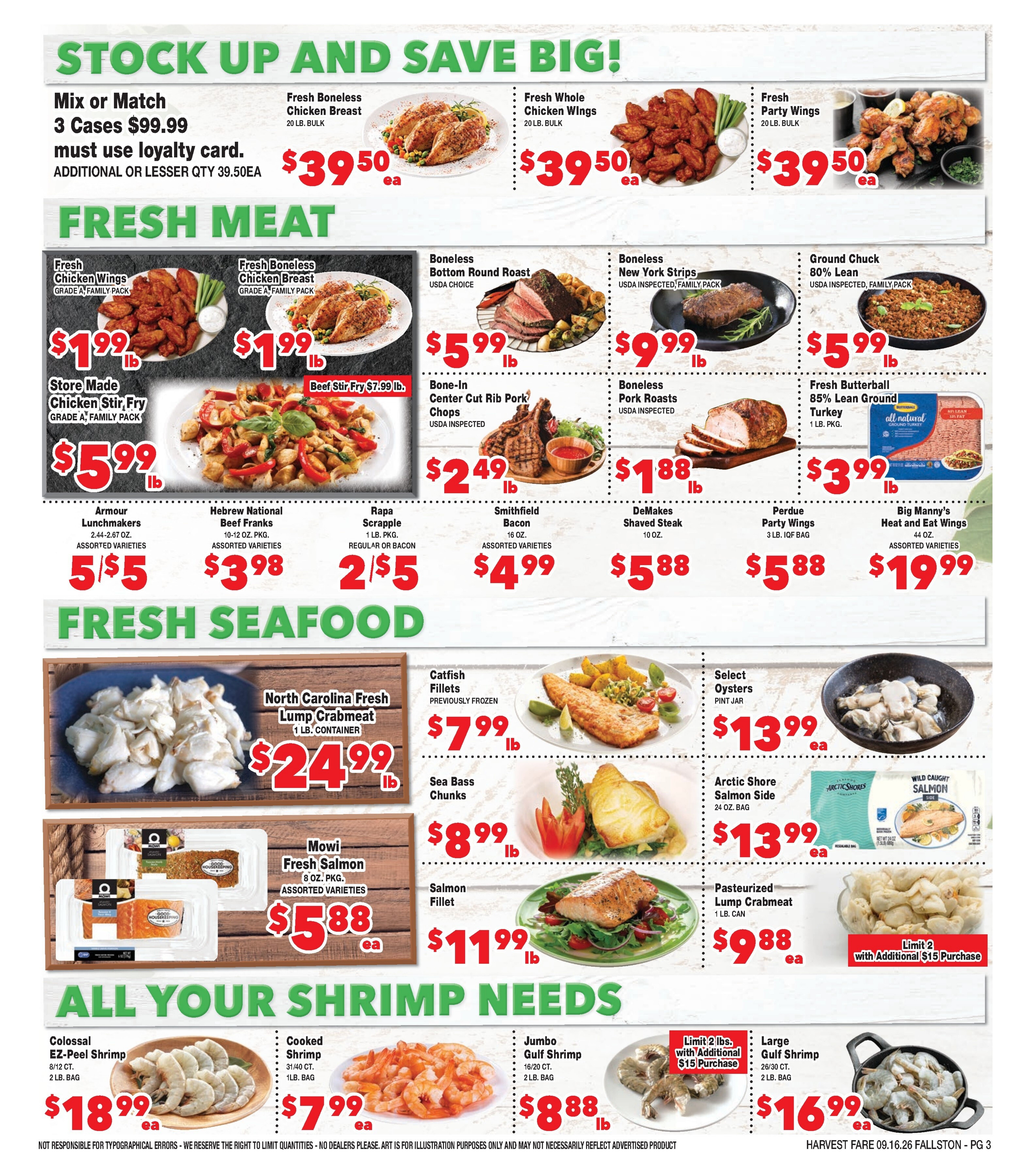 Harvest Fare (Fallston, MD) Weekly Ad September 16 - 22, 2026