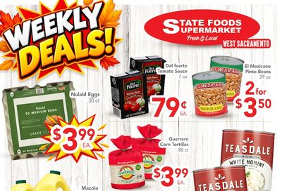 State Foods Supermarket (West Sacramento, CA) Weekly Ad September 16 - 22, 2026