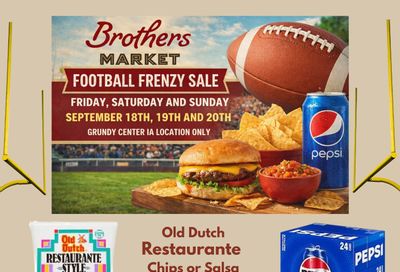 Brothers Market (Grundy Center, IA) 3 Day Sale Weekly Ad September 18 - 20, 2026