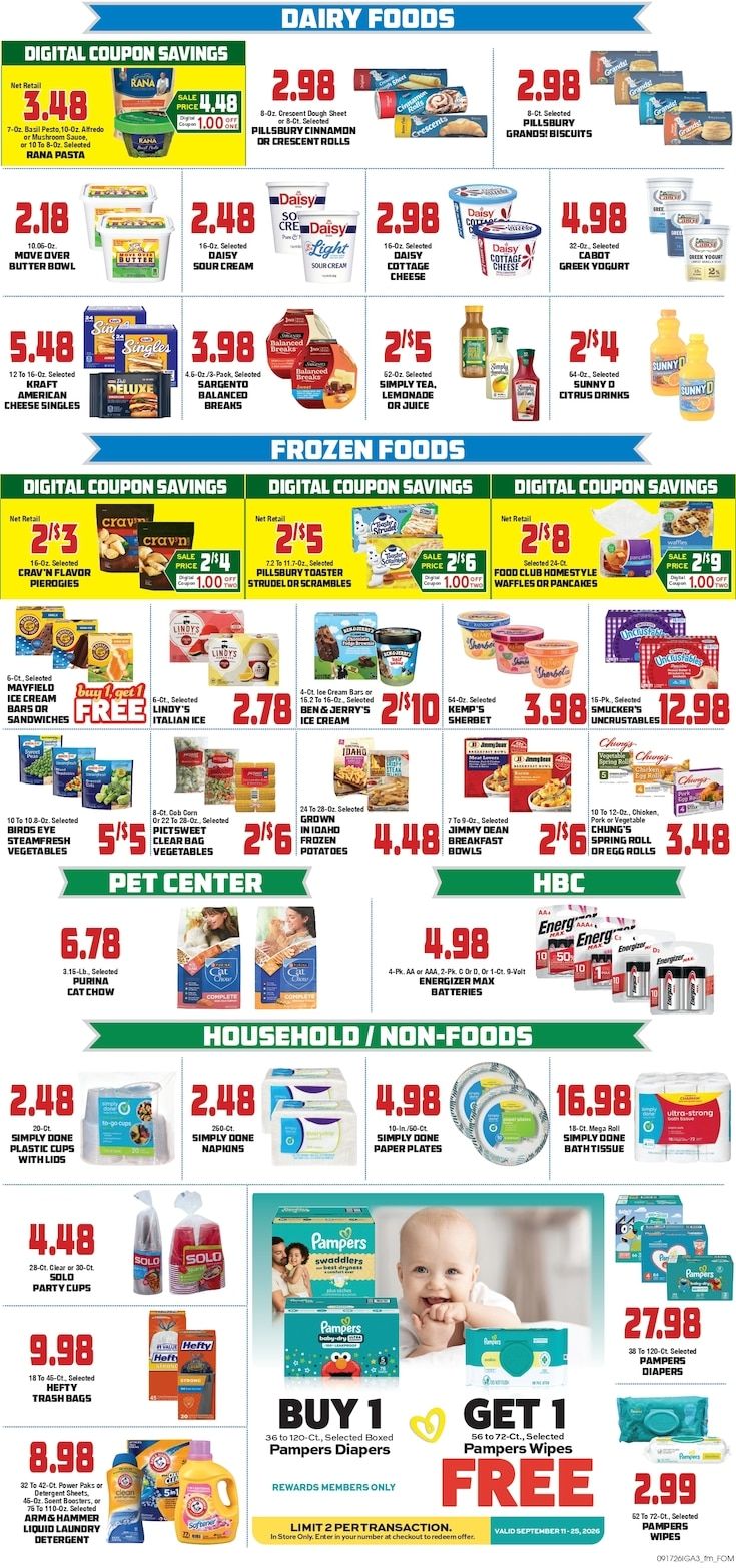 Saubel's Markets Weekly Ad September 17 - 23, 2026