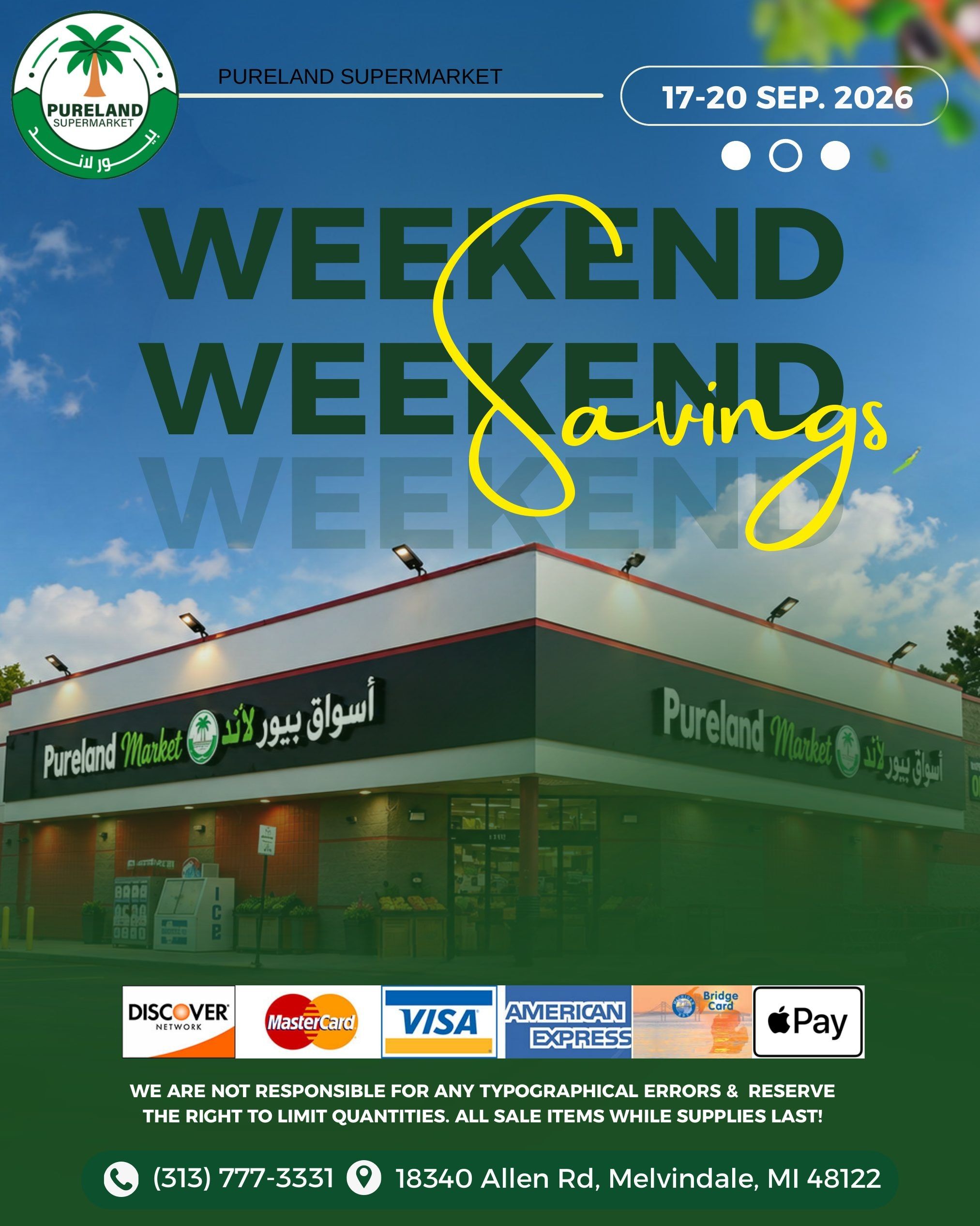 Pureland Supermarket Weekly Ad September 17 - 23, 2026