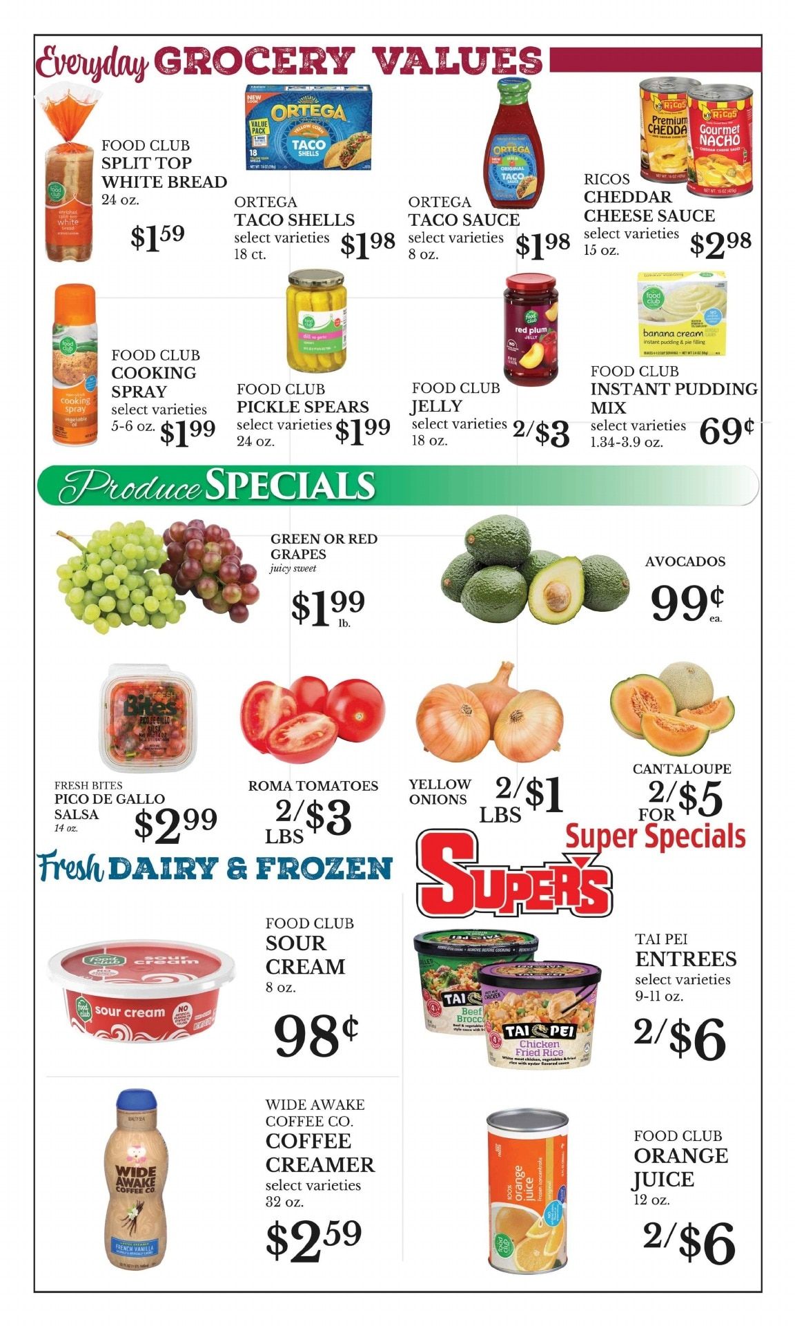 Odell's Super's Weekly Ad September 17 - 23, 2026
