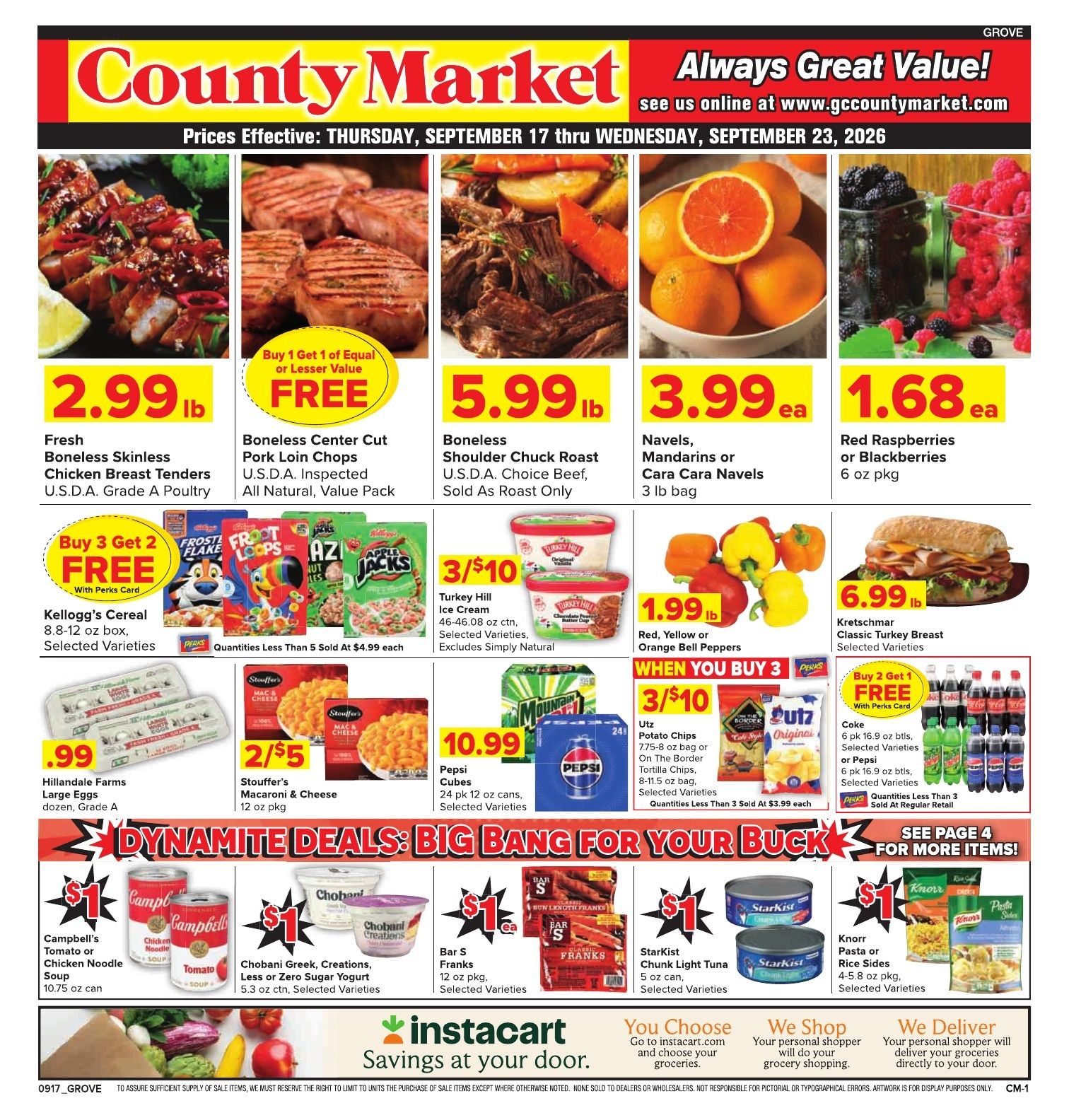 Grove City County Market Weekly Ad September 17 - 23, 2026