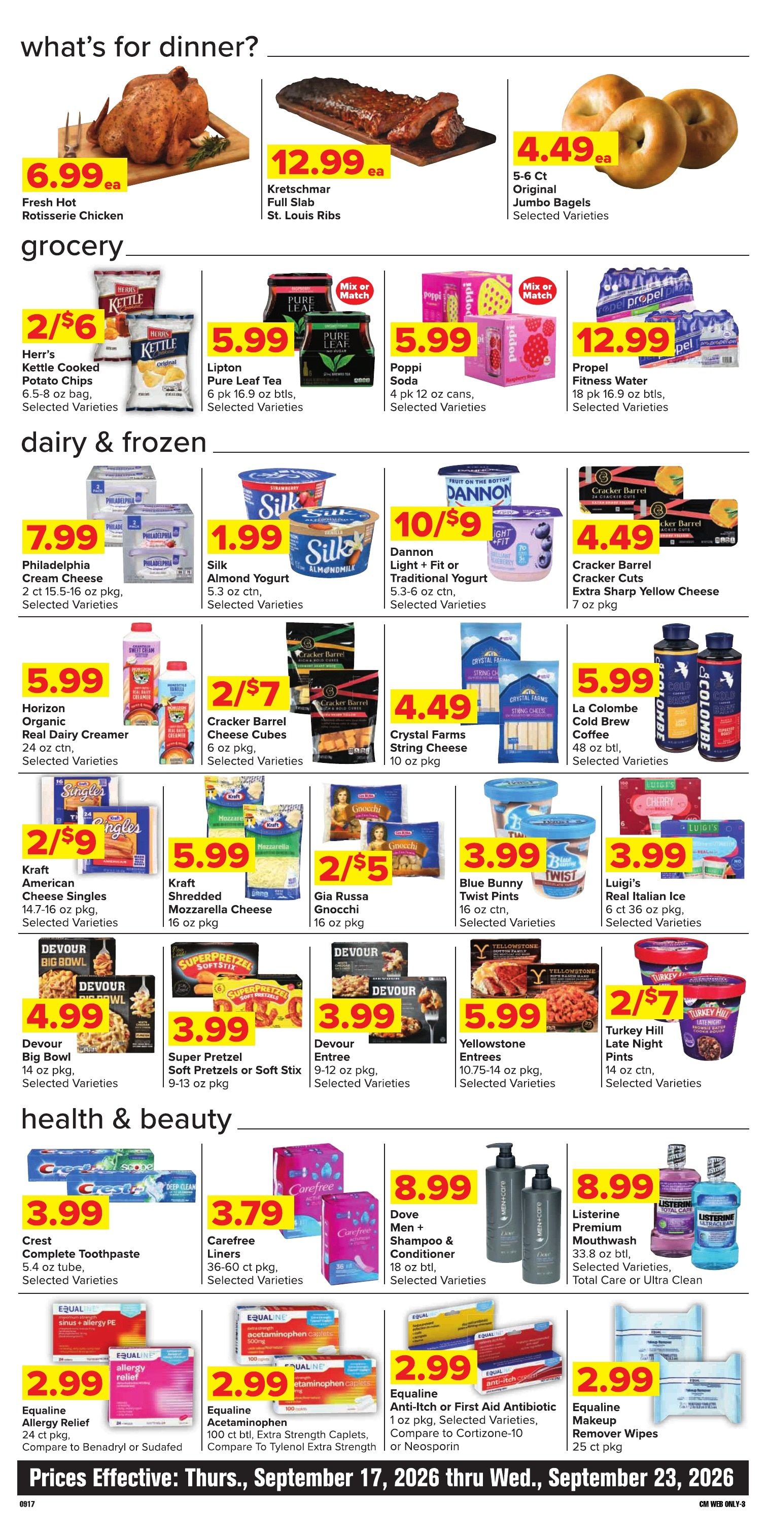 Grove City County Market Weekly Ad September 17 - 23, 2026