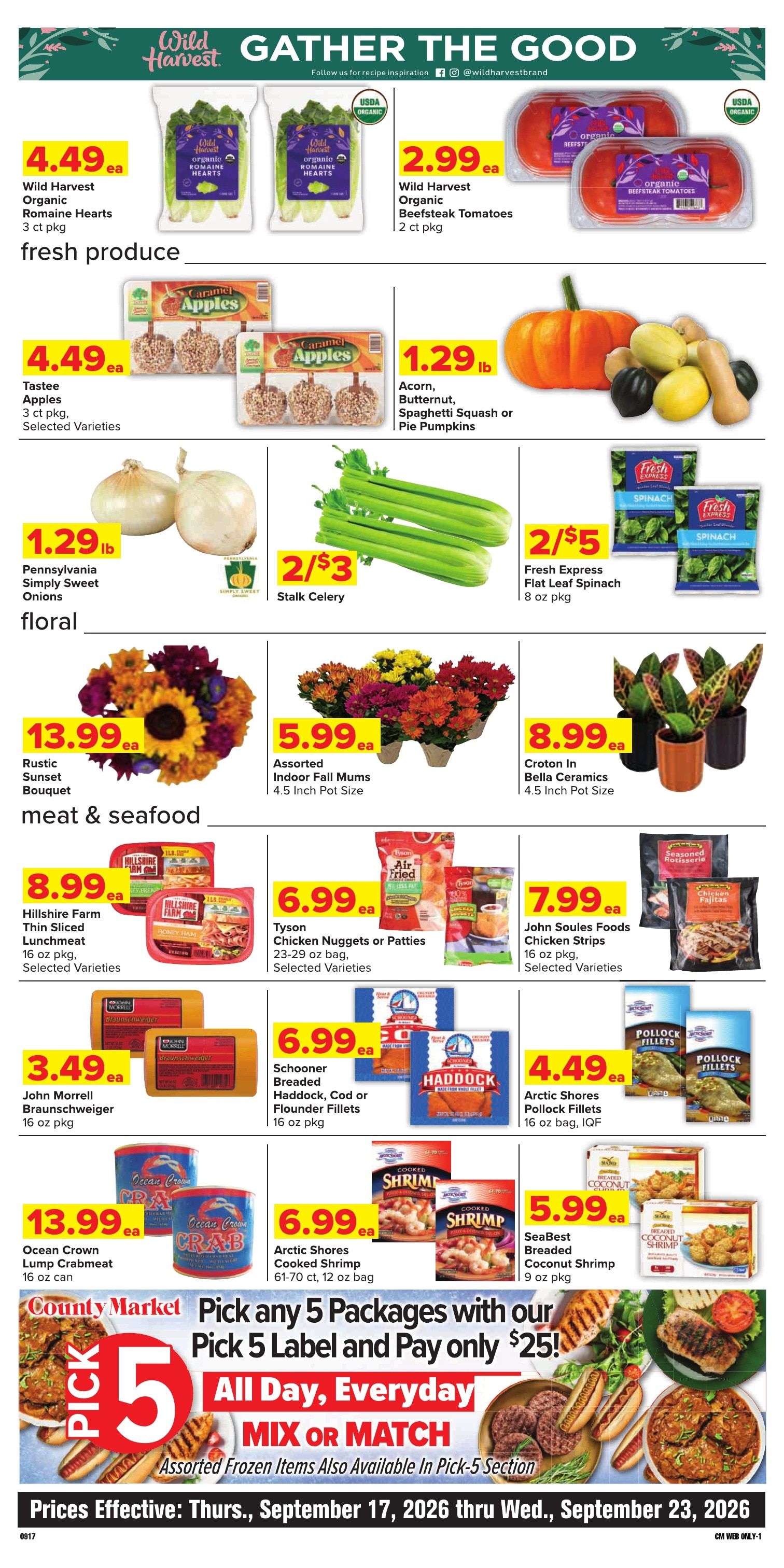 Grove City County Market Weekly Ad September 17 - 23, 2026