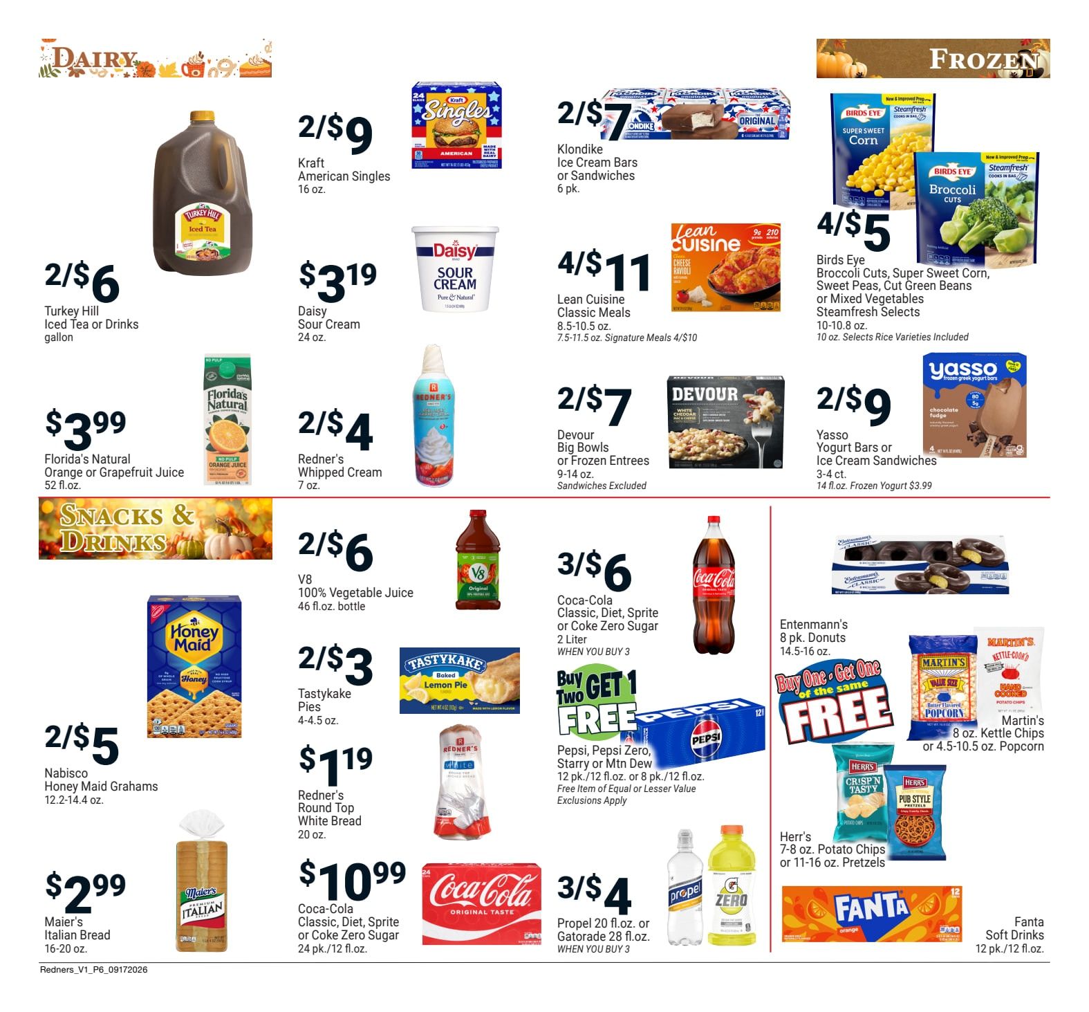 Redner's Markets (Audubon and other locations, PA) Weekly Ad September 17 - 23, 2026