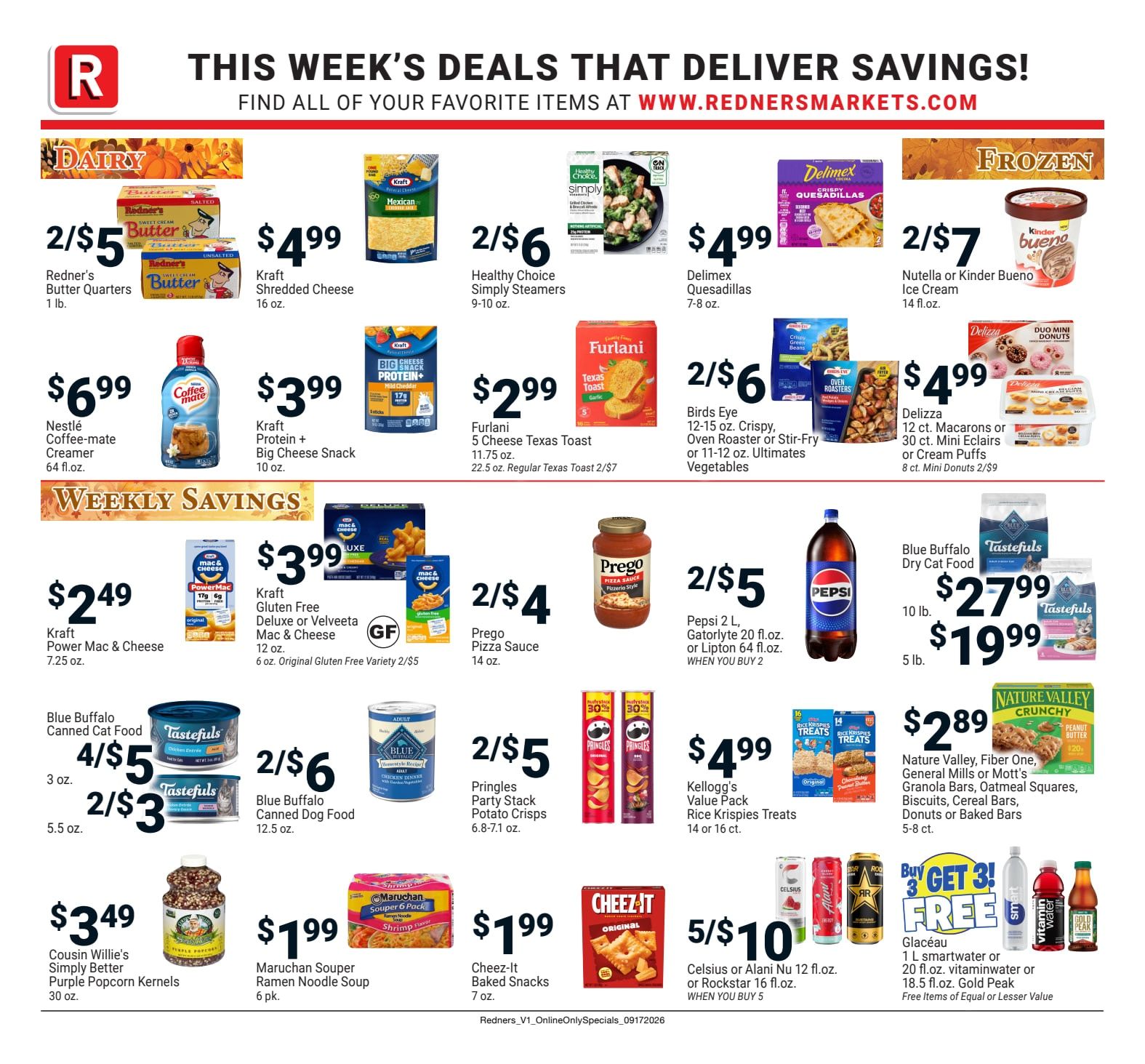 Redner's Markets (Audubon and other locations, PA) Weekly Ad September 17 - 23, 2026