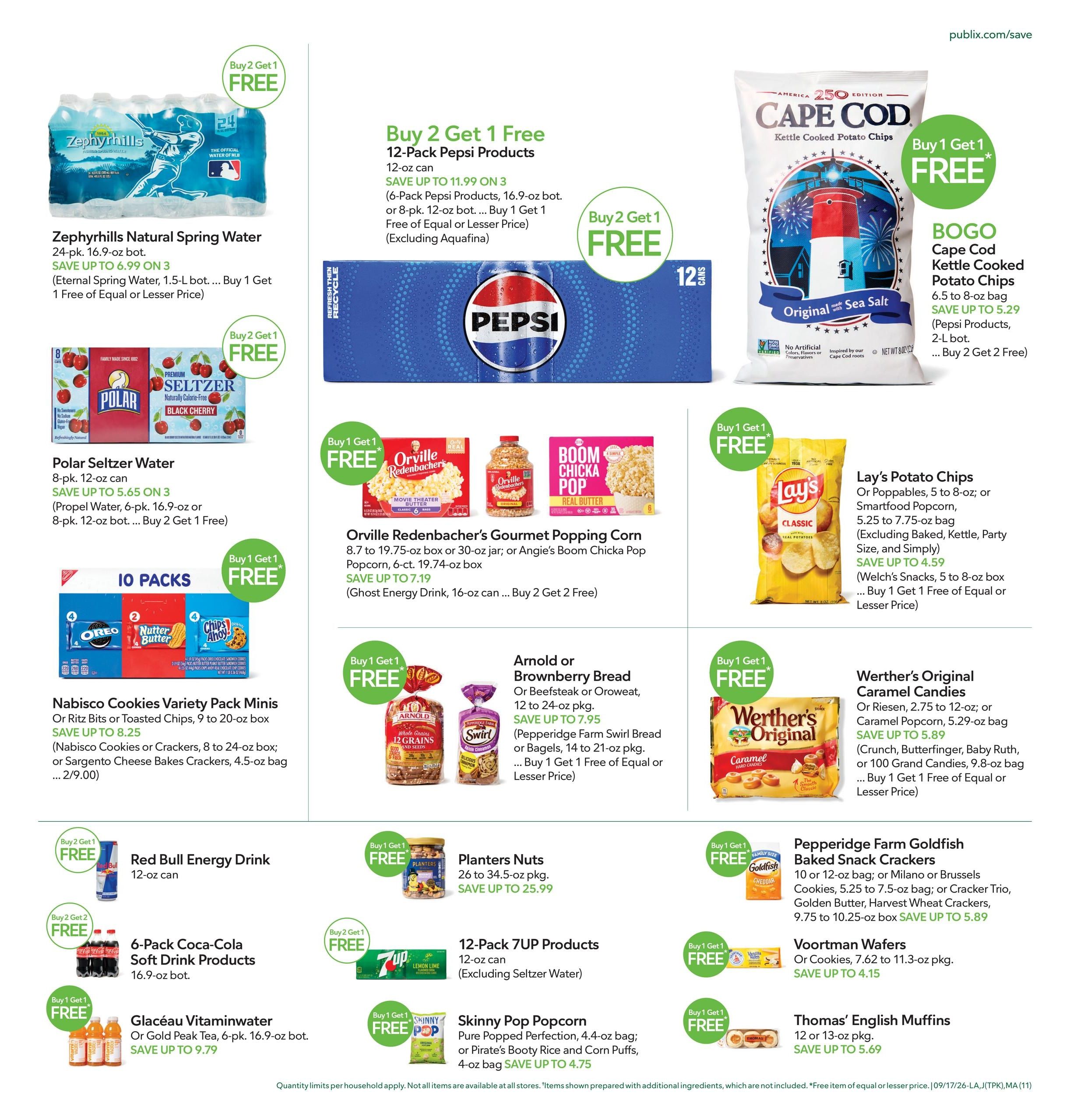 Publix (Cape Coral Area, FL) Weekly Ad September 17 - 23, 2026