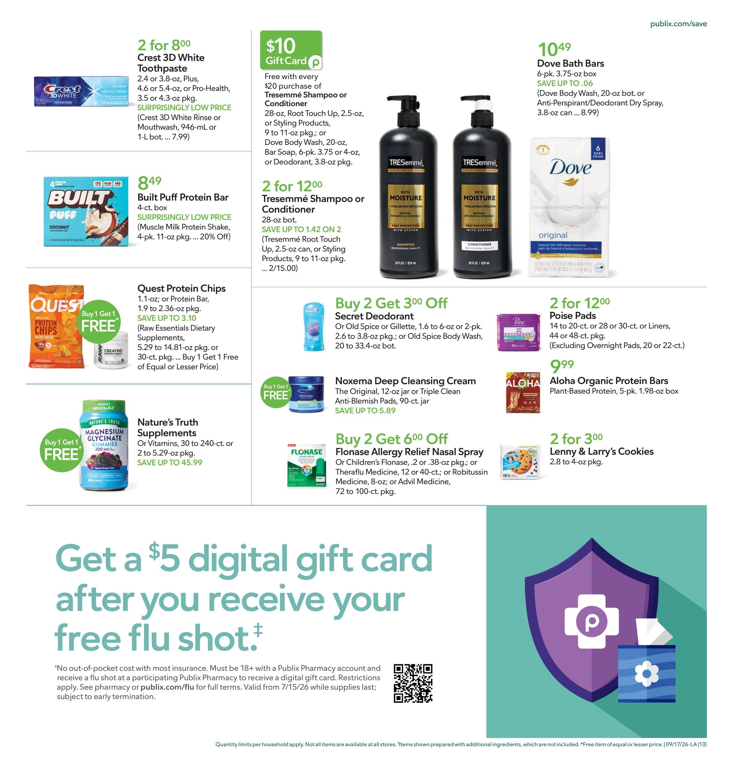 Publix (Cape Coral-St. Petersburg Area, FL) Weekly Ad September 17 - 23, 2026