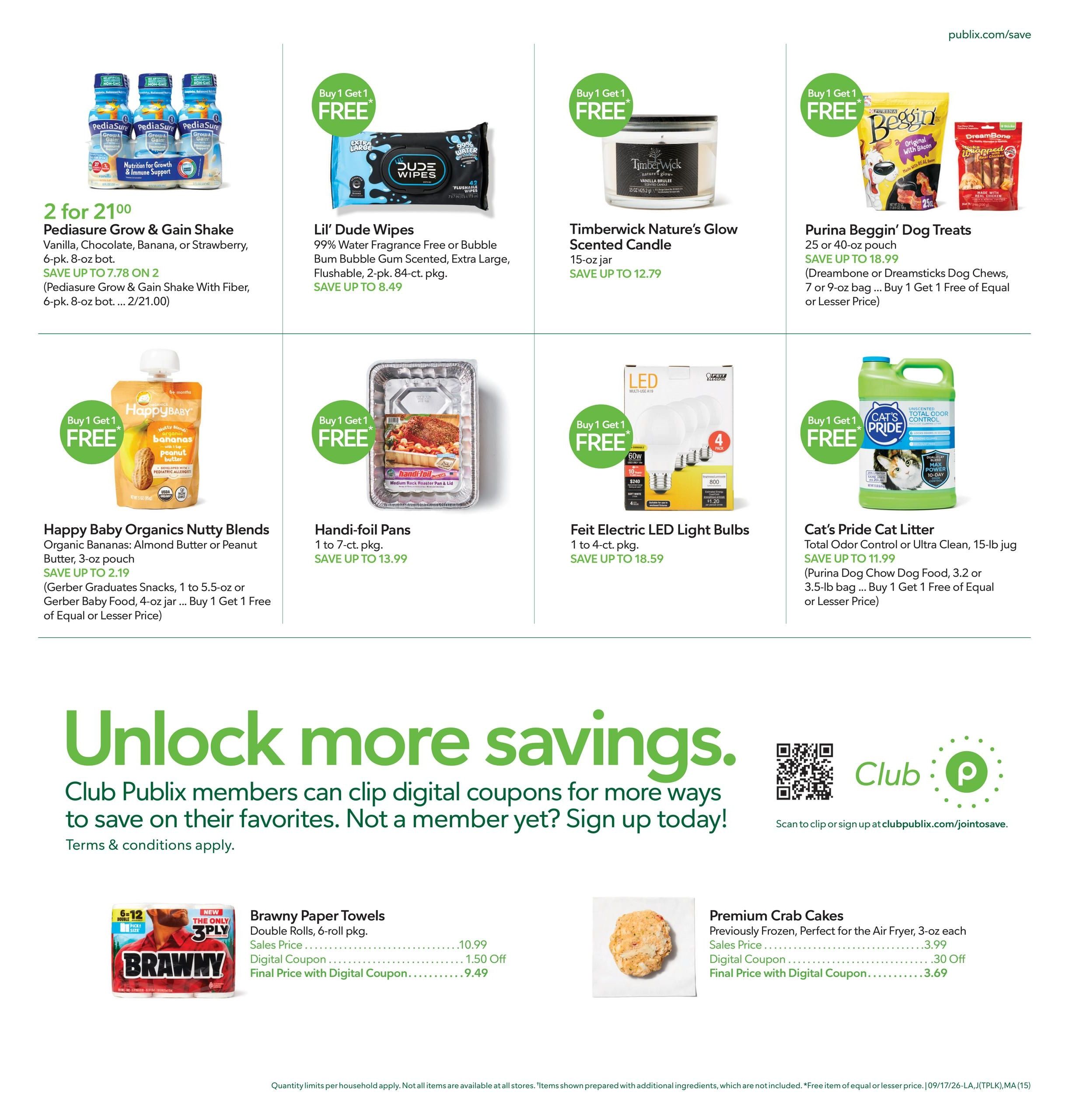 Publix (Cape Coral-St. Petersburg Area, FL) Weekly Ad September 17 - 23, 2026