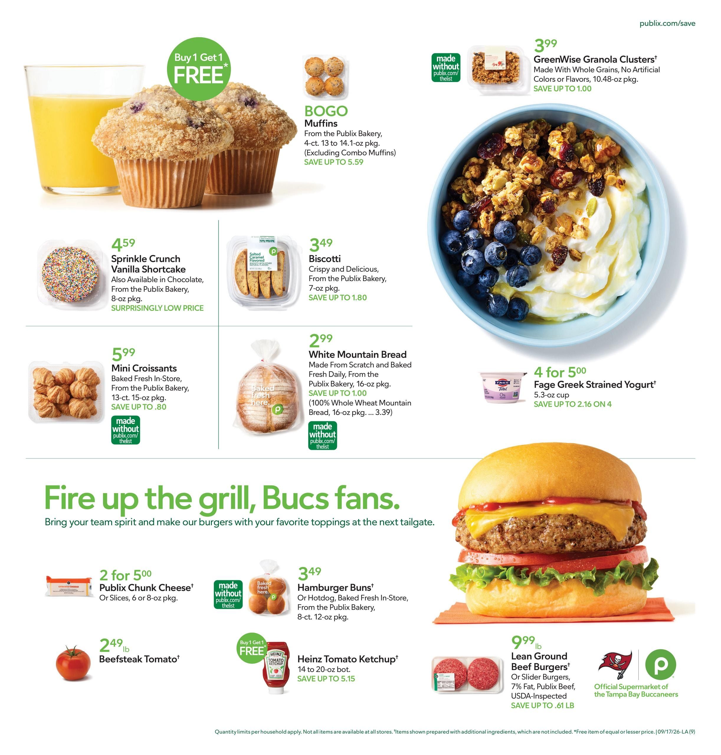 Publix (Cape Coral Area, FL) Weekly Ad September 17 - 23, 2026