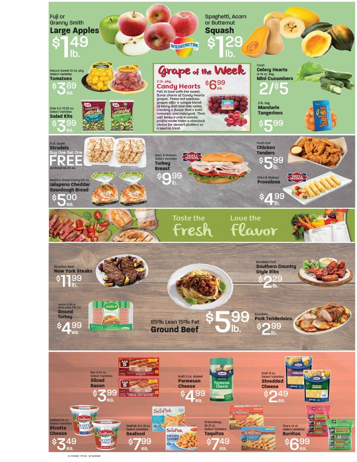 Lallatin Food Town Weekly Ad September 16 - 22, 2026