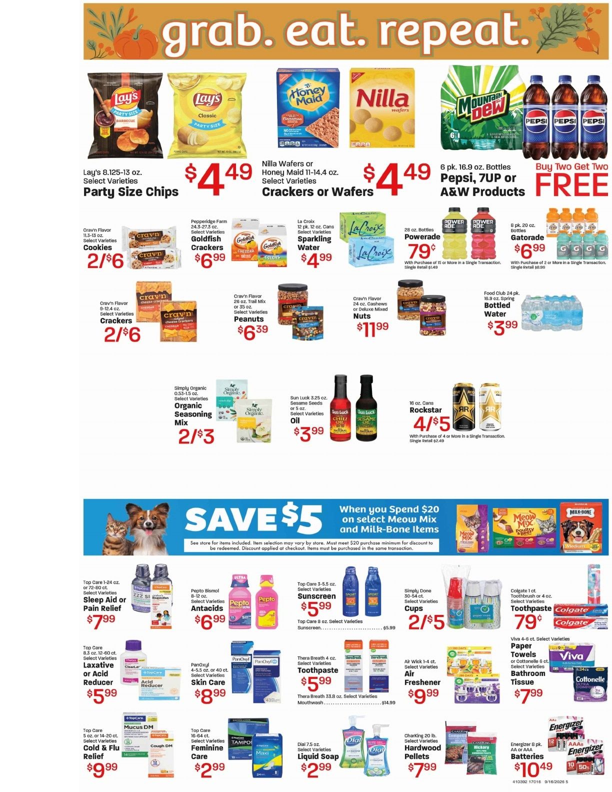 Lallatin Food Town Weekly Ad September 16 - 22, 2026