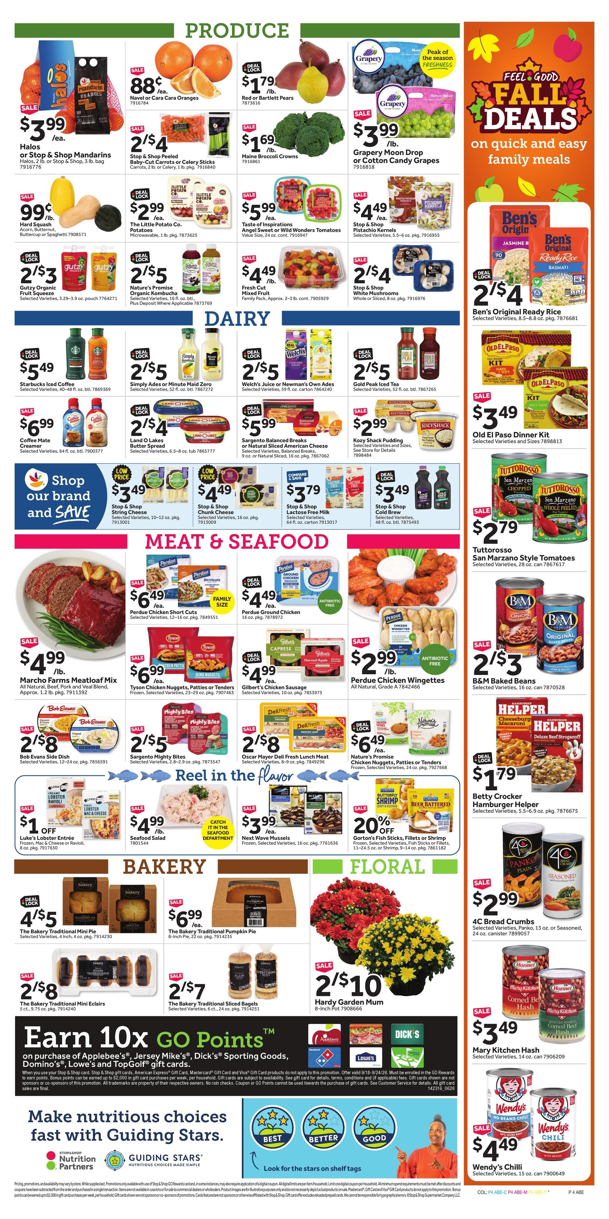 Stop & Shop (Elizabeth Area, NJ) Weekly Ad September 18 - 24, 2026