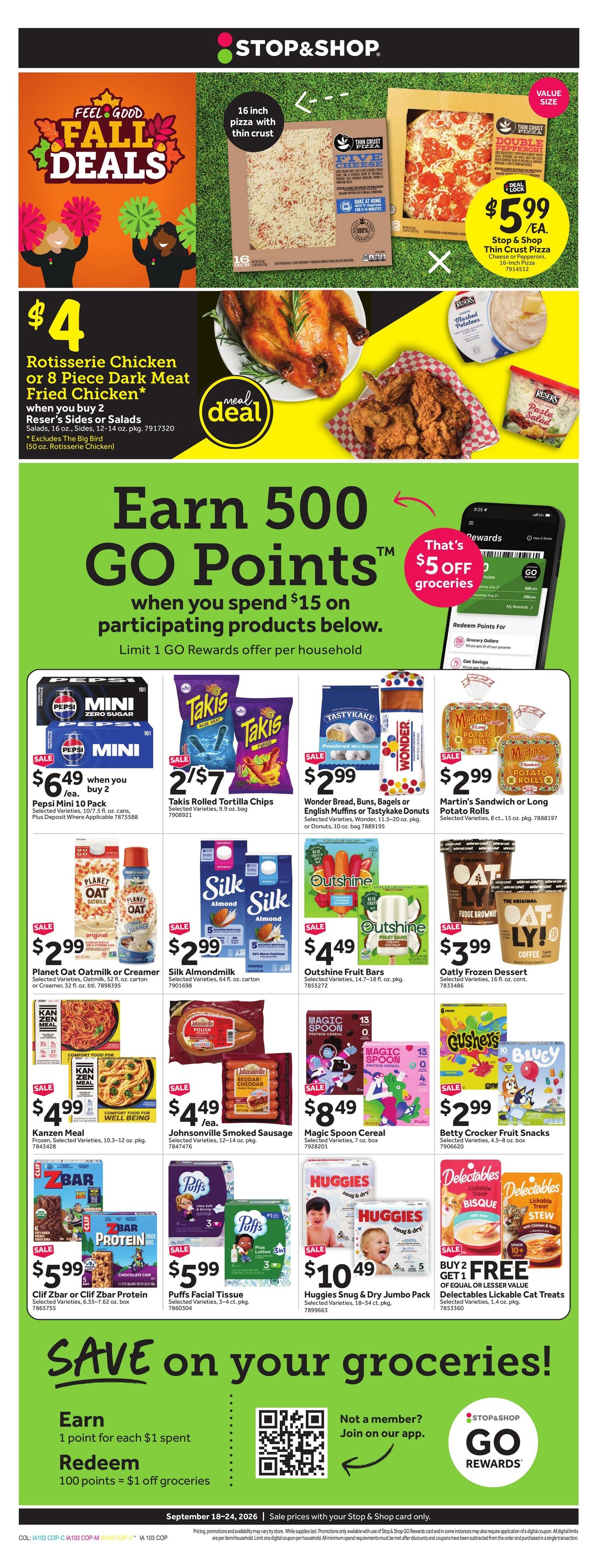 Stop & Shop (Elizabeth Area, NJ) Weekly Ad September 18 - 24, 2026