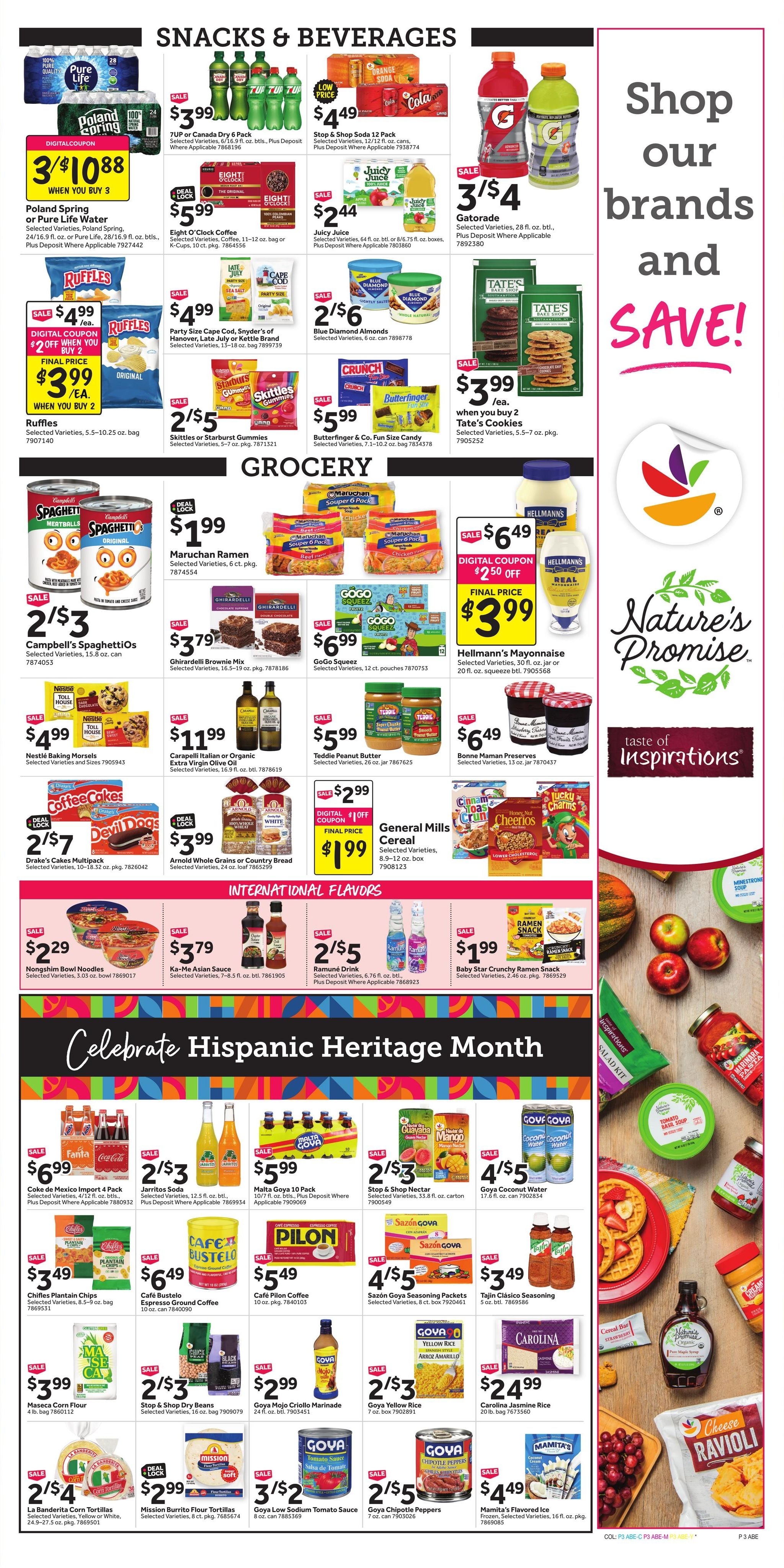Stop & Shop (Elizabeth Area, NJ) Weekly Ad September 18 - 24, 2026