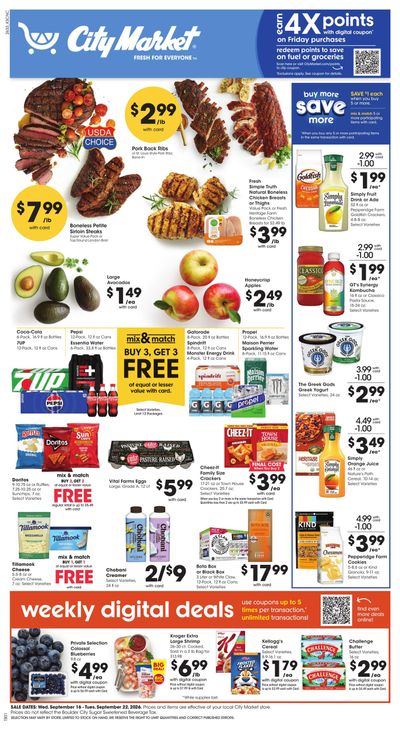 City Market (Meredith Area, CO) Weekly Ad September 16 - 22, 2026