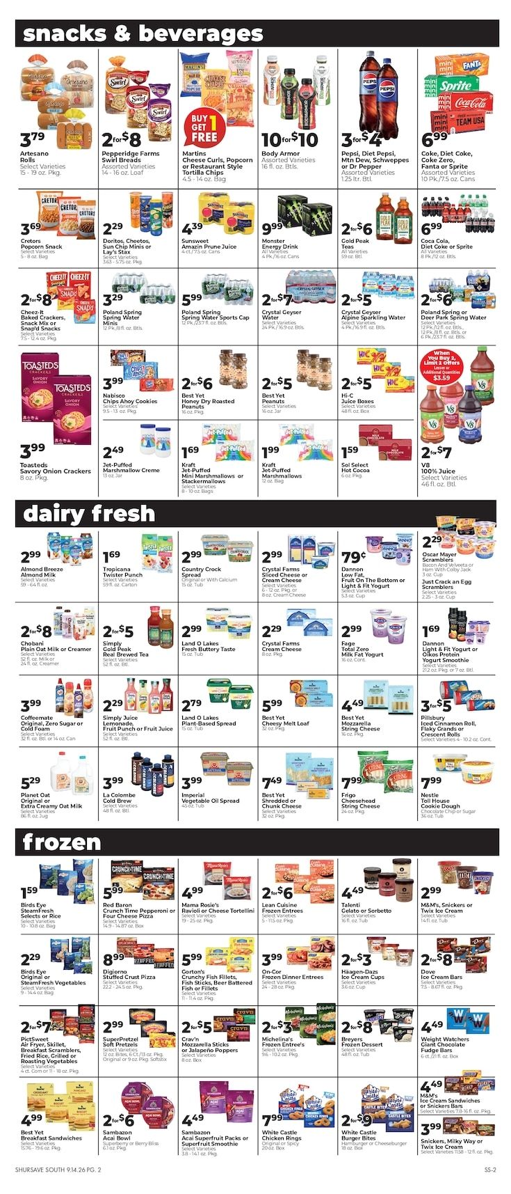 Hocker's Markets Weekly Ad September 17 - 23, 2026