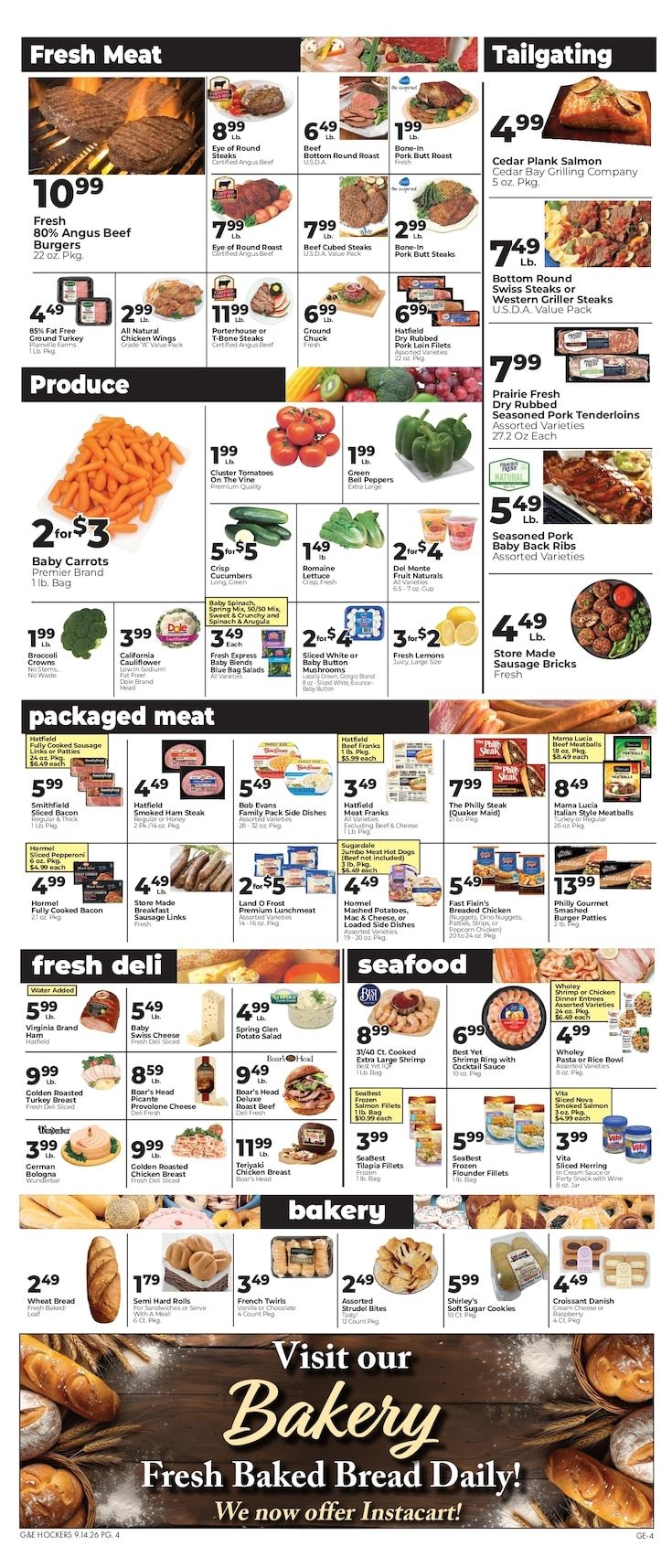 Hocker's Markets Weekly Ad September 17 - 23, 2026