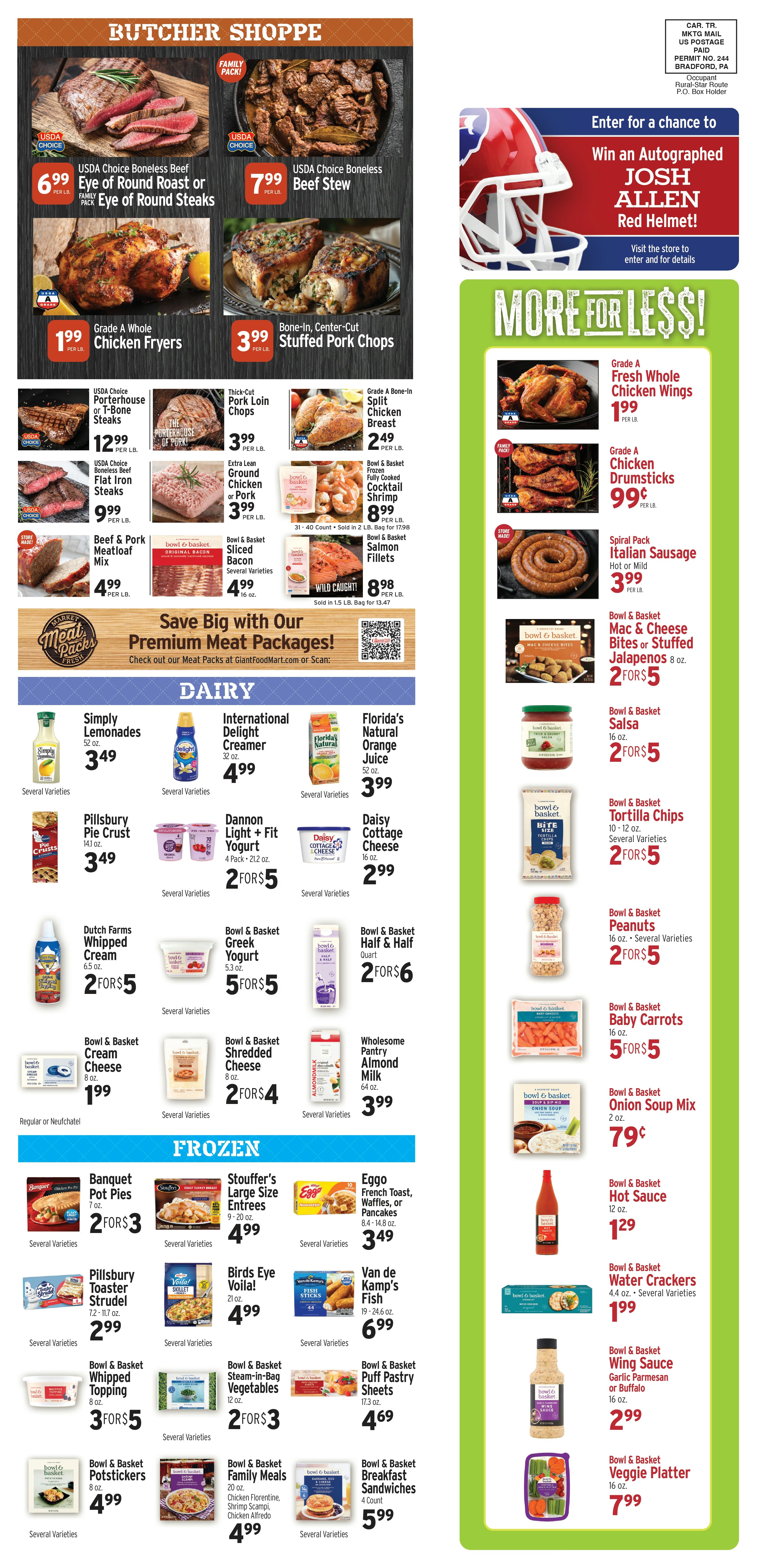 Giant Food Mart Weekly Ad September 25 - October 1, 2026
