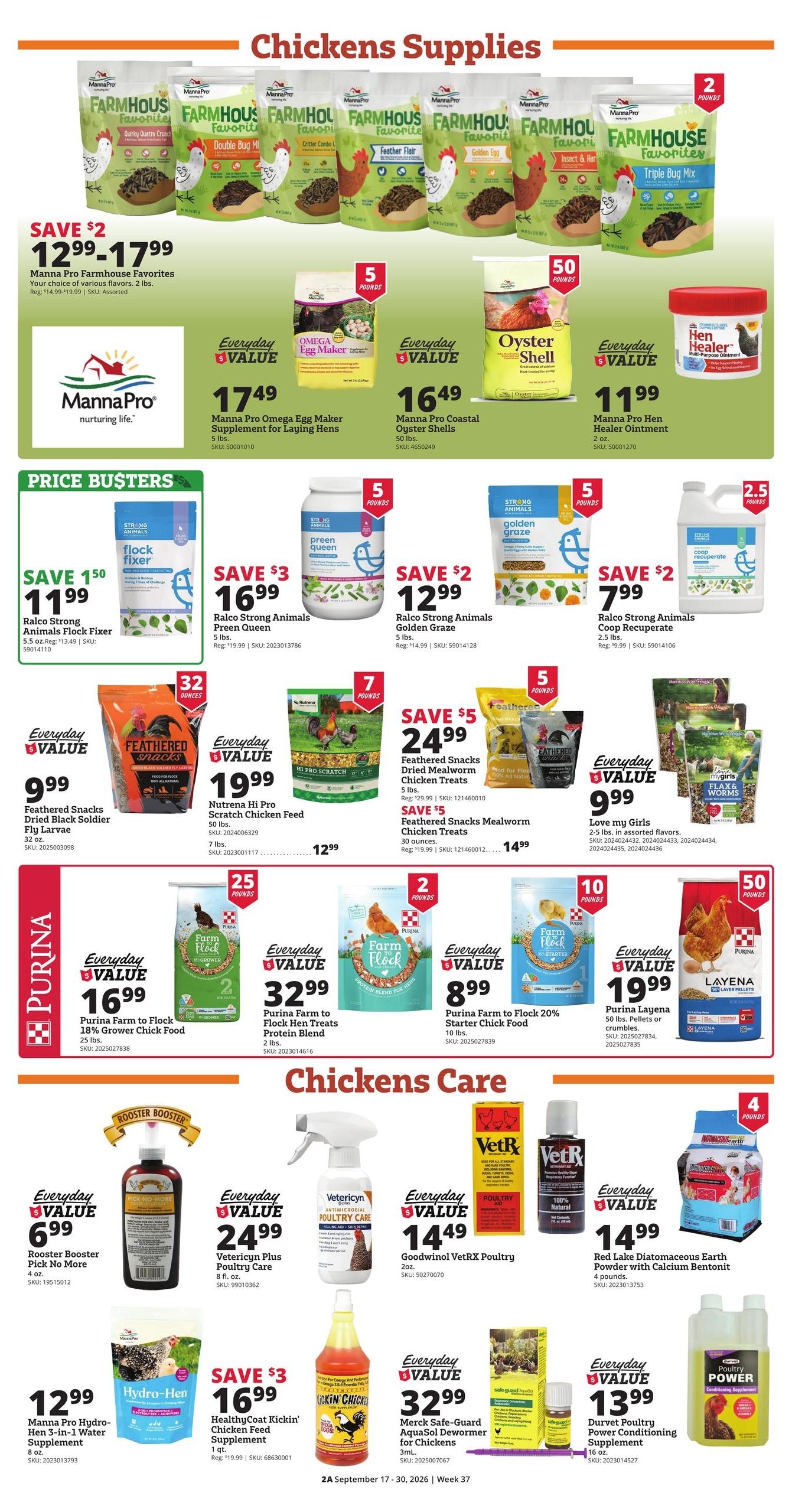 Rural King (Coosada Area, AL) Weekly Ad September 17 - 30, 2026