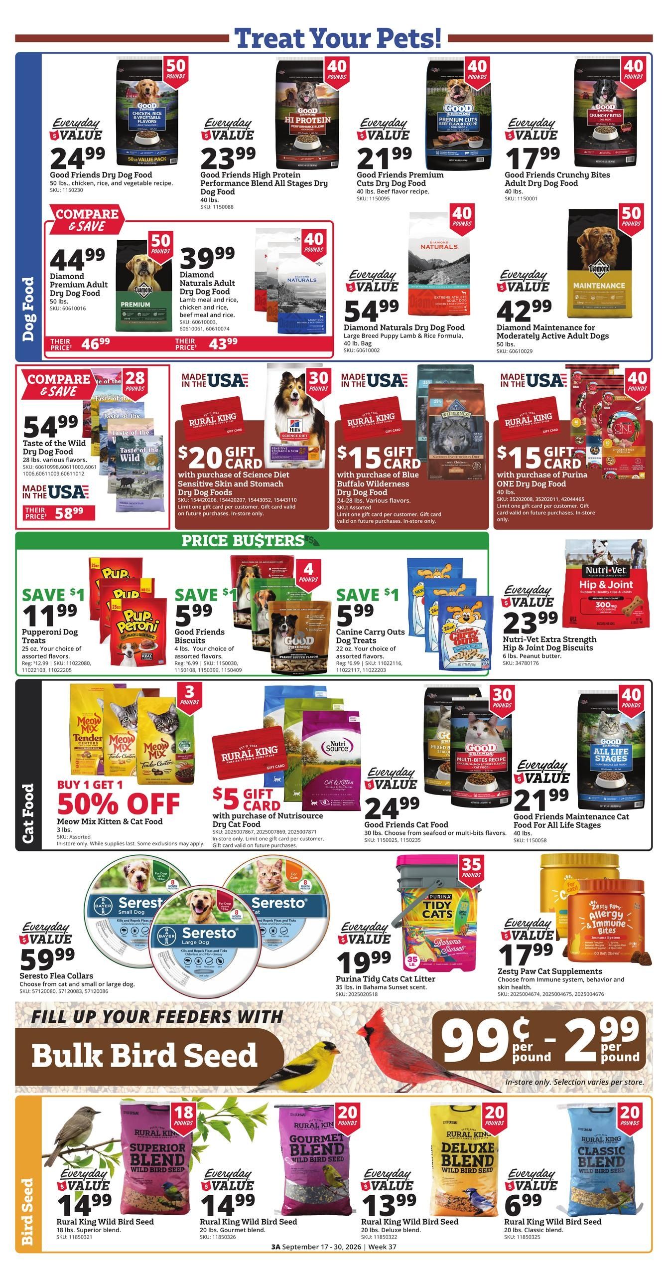 Rural King (Coosada Area, AL) Weekly Ad September 17 - 30, 2026