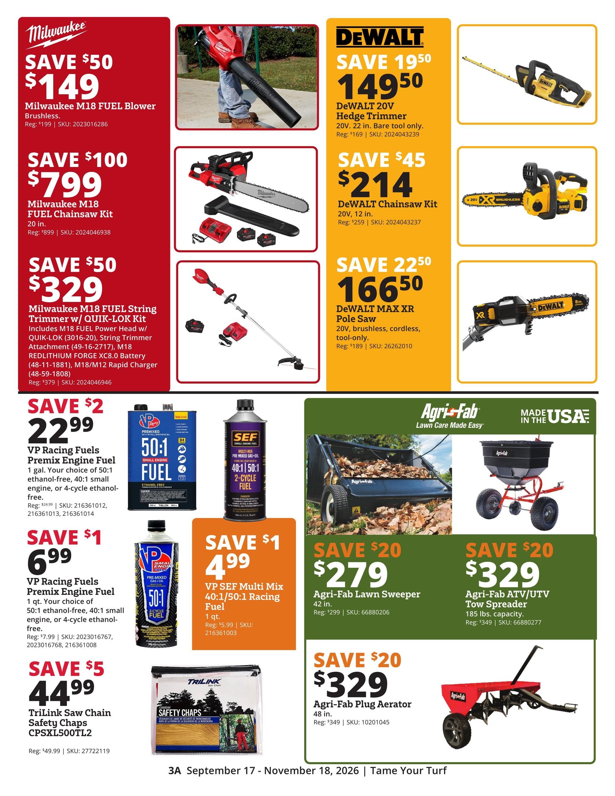 Rural King Weekly Ad September 17 - November 18, 2026