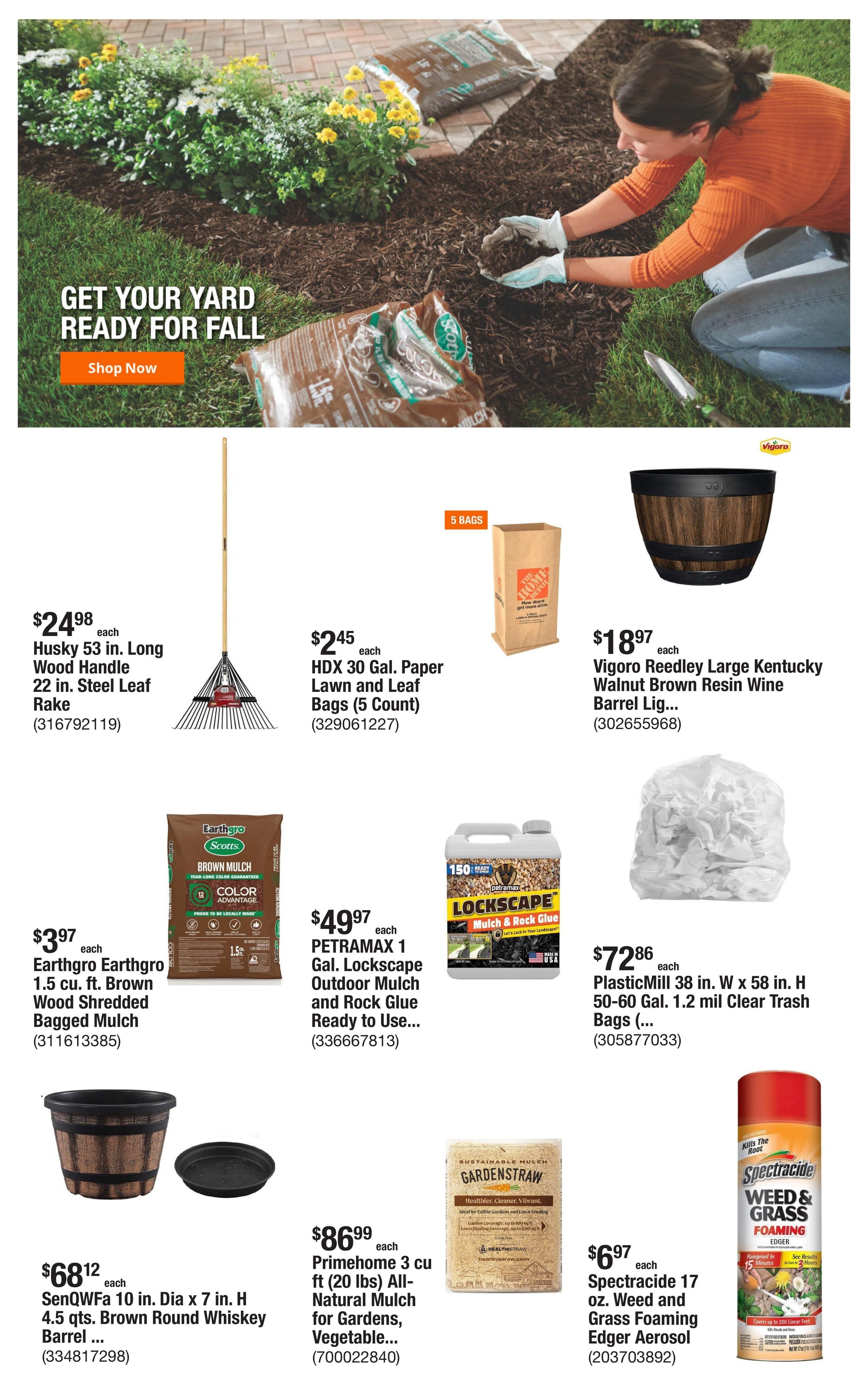 Home Depot (New Orleans Area, LA) Weekly Ad September 10 - 24, 2026