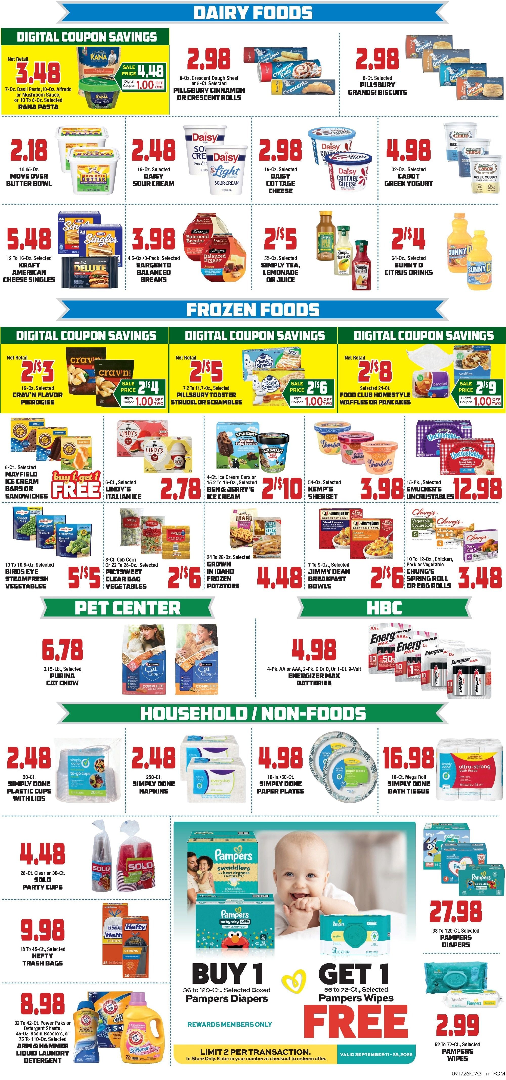 John Herr's Village Market Weekly Ad September 17 - 23, 2026
