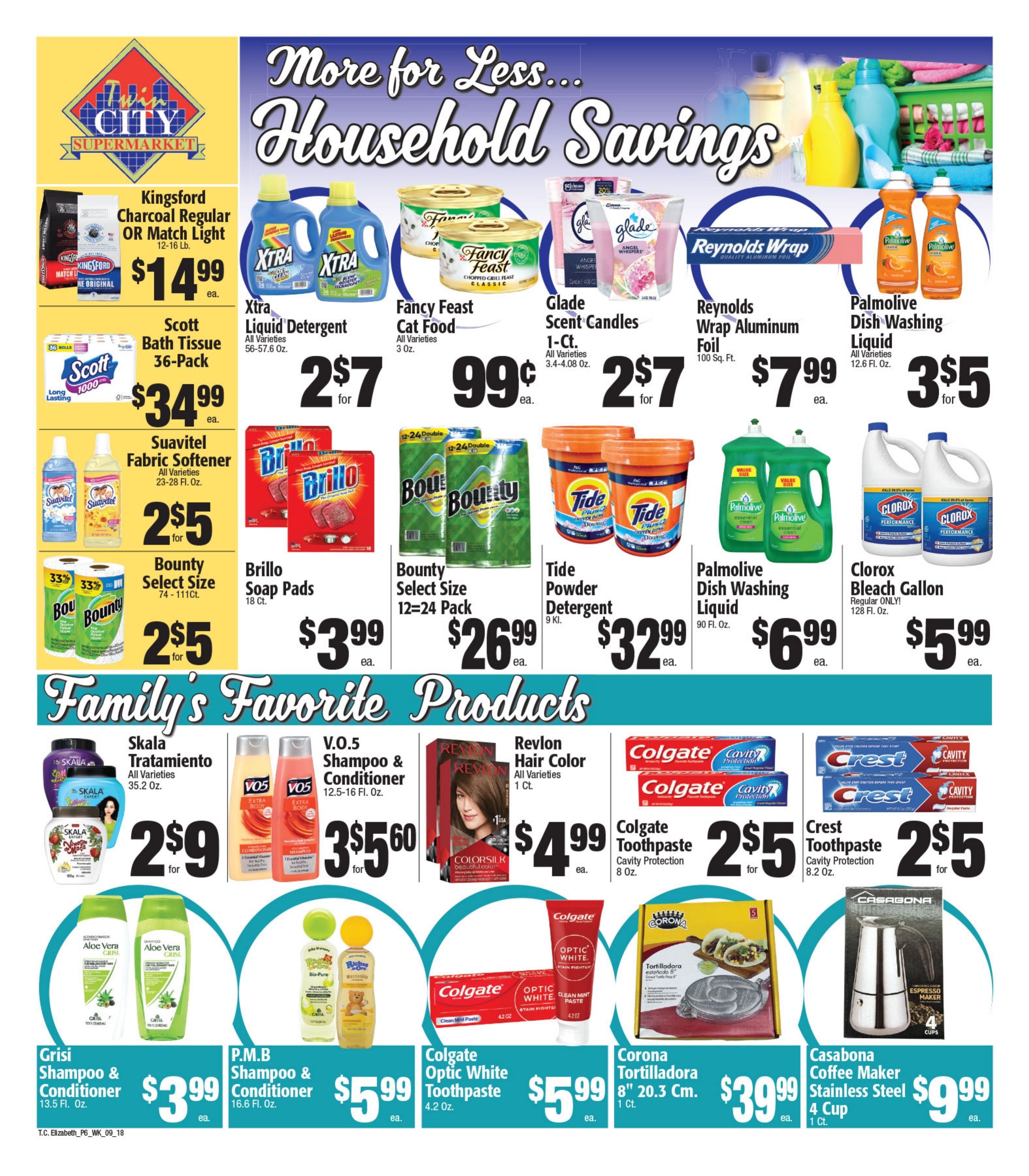 Twin City Supermarket (1016 Sherman Avenue, Elizabeth, NJ) Weekly Ad September 17 - 23, 2026