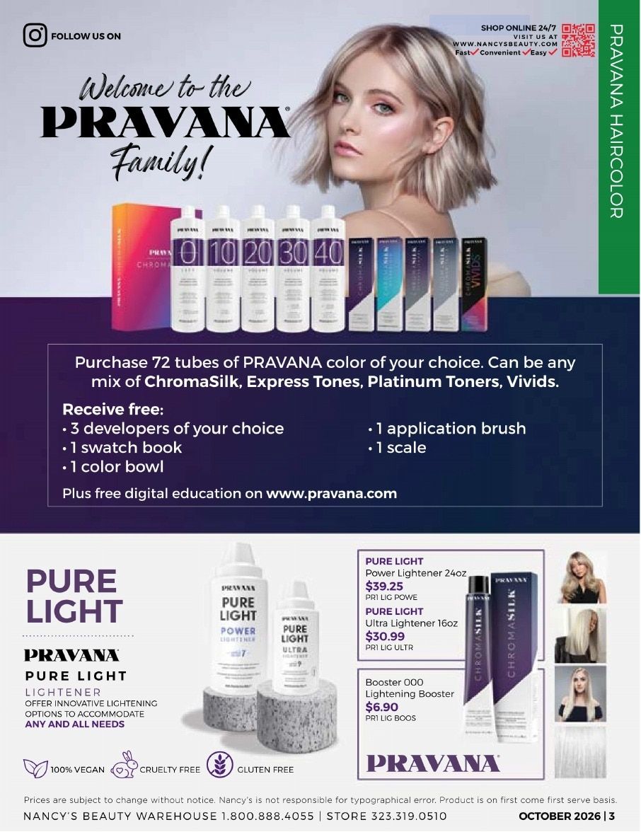 Nancy's Beauty Warehouse Monthly Catalog Weekly Ad October 1 - 31, 2026