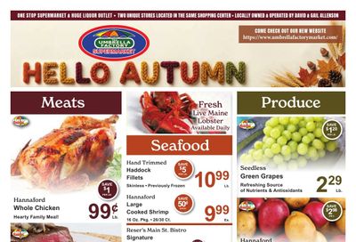 Umbrella Factory Supermarket Weekly Ad September 20 - 26, 2026