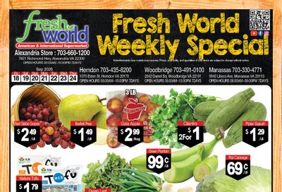 Fresh World Weekly Ad September 18 - 24, 2026