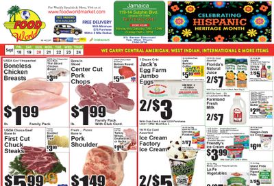 Food World Supermarket Weekly Ad September 18 - 24, 2026