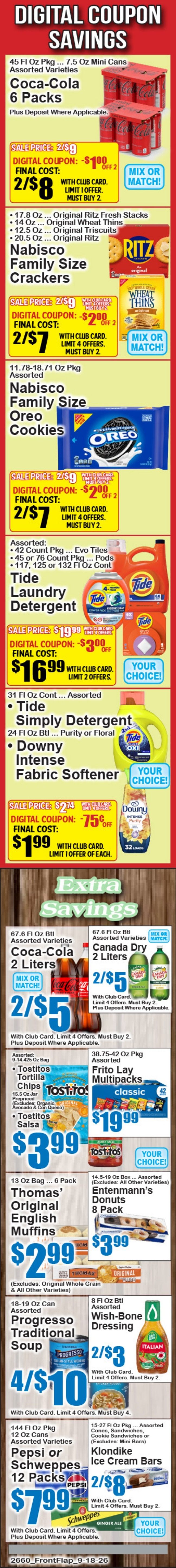 Food World Supermarket Weekly Ad September 18 - 24, 2026