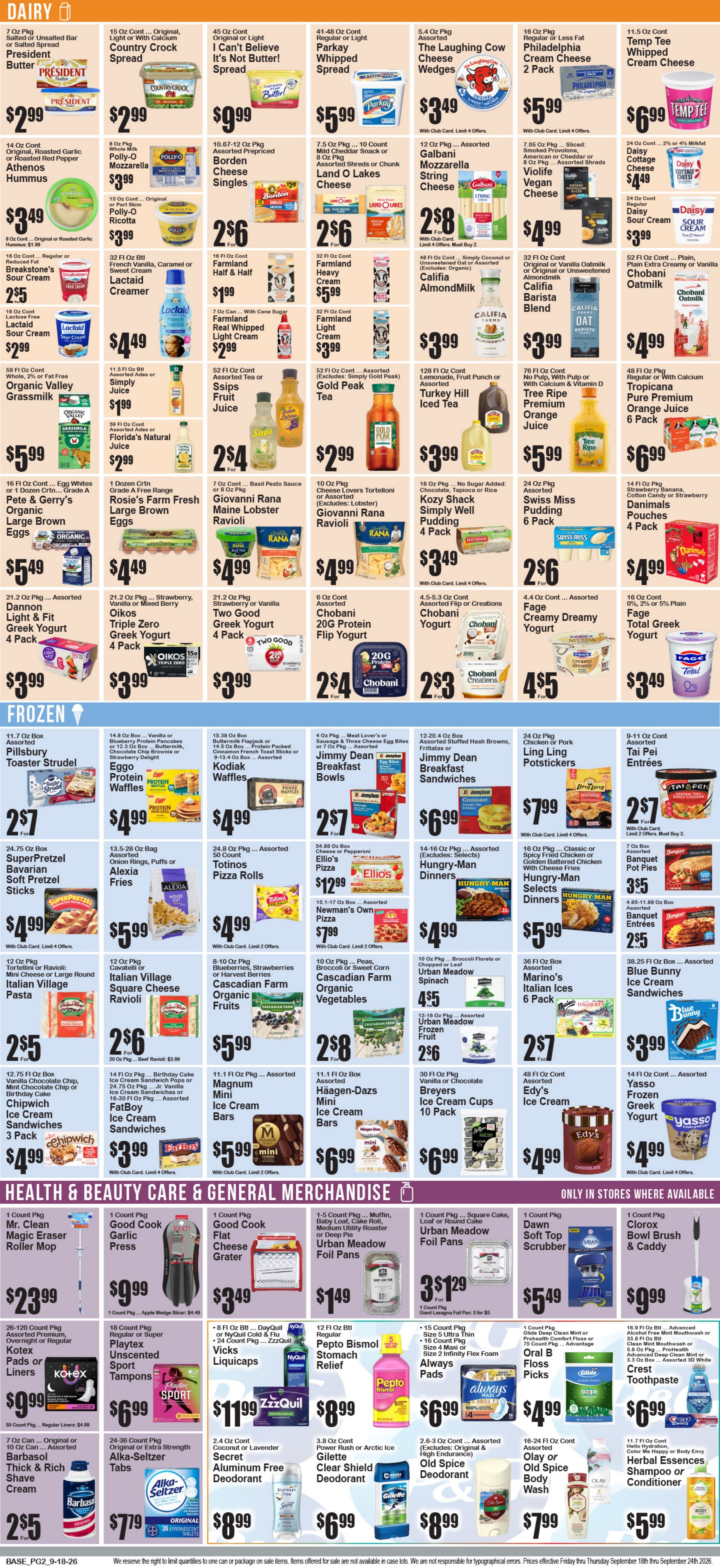 Food World Supermarket Weekly Ad September 18 - 24, 2026