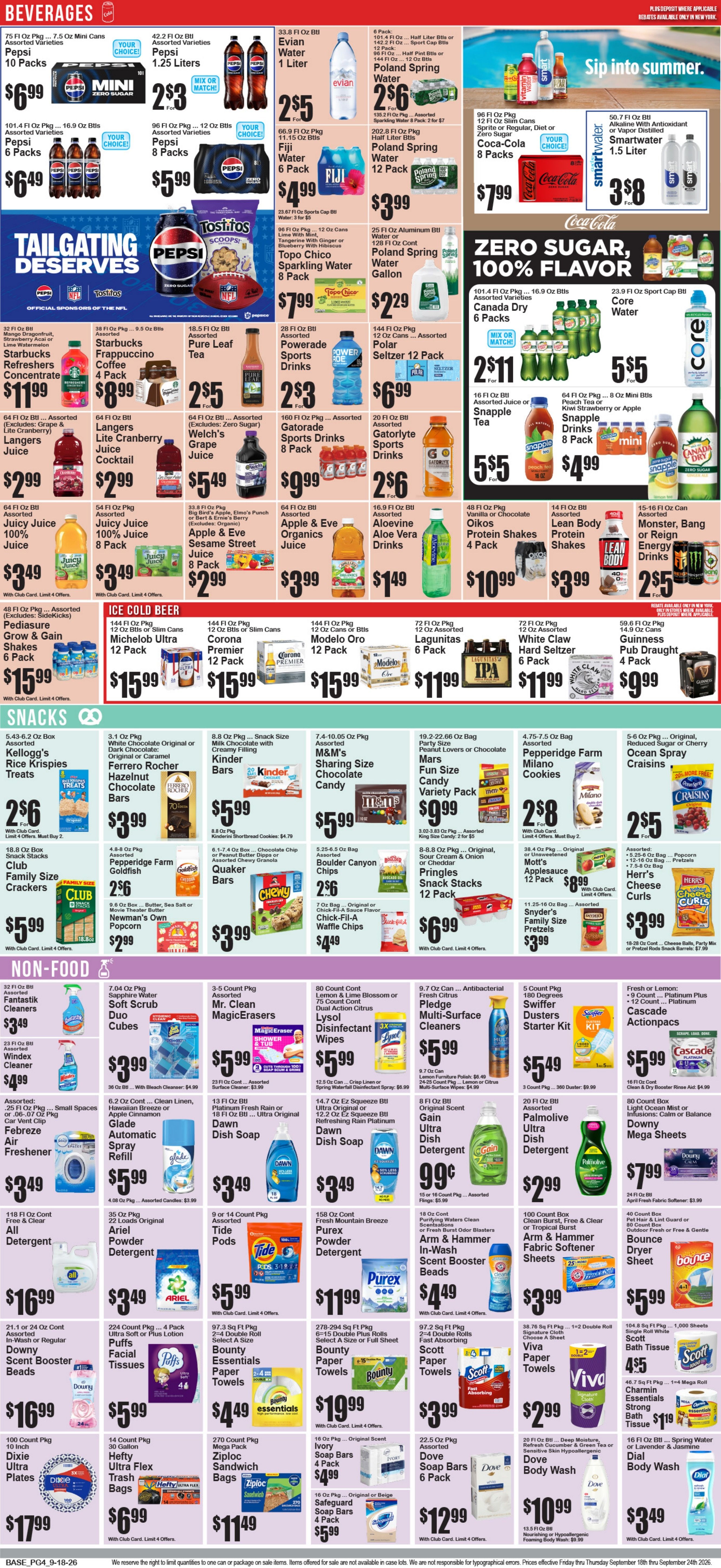 Food World Supermarket Weekly Ad September 18 - 24, 2026
