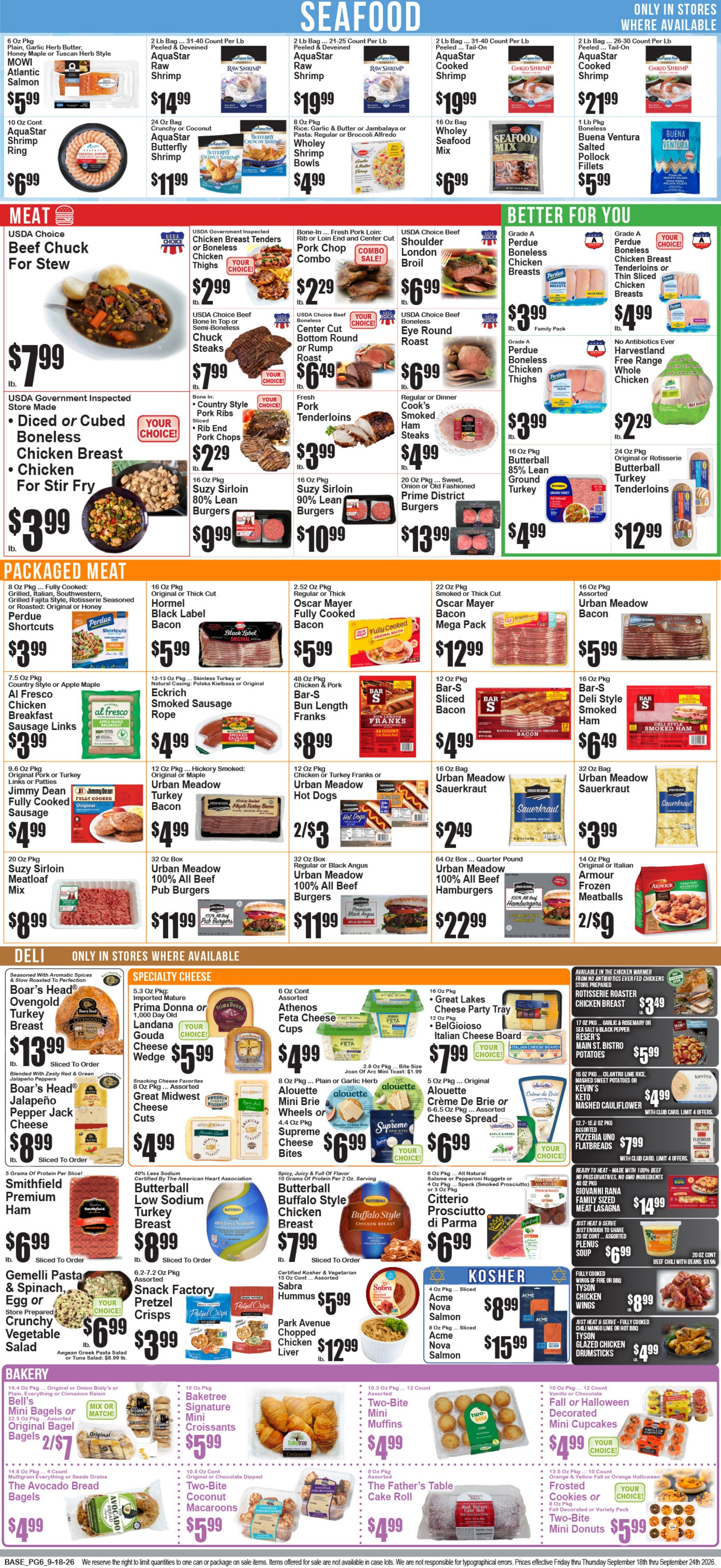 Food World Supermarket Weekly Ad September 18 - 24, 2026