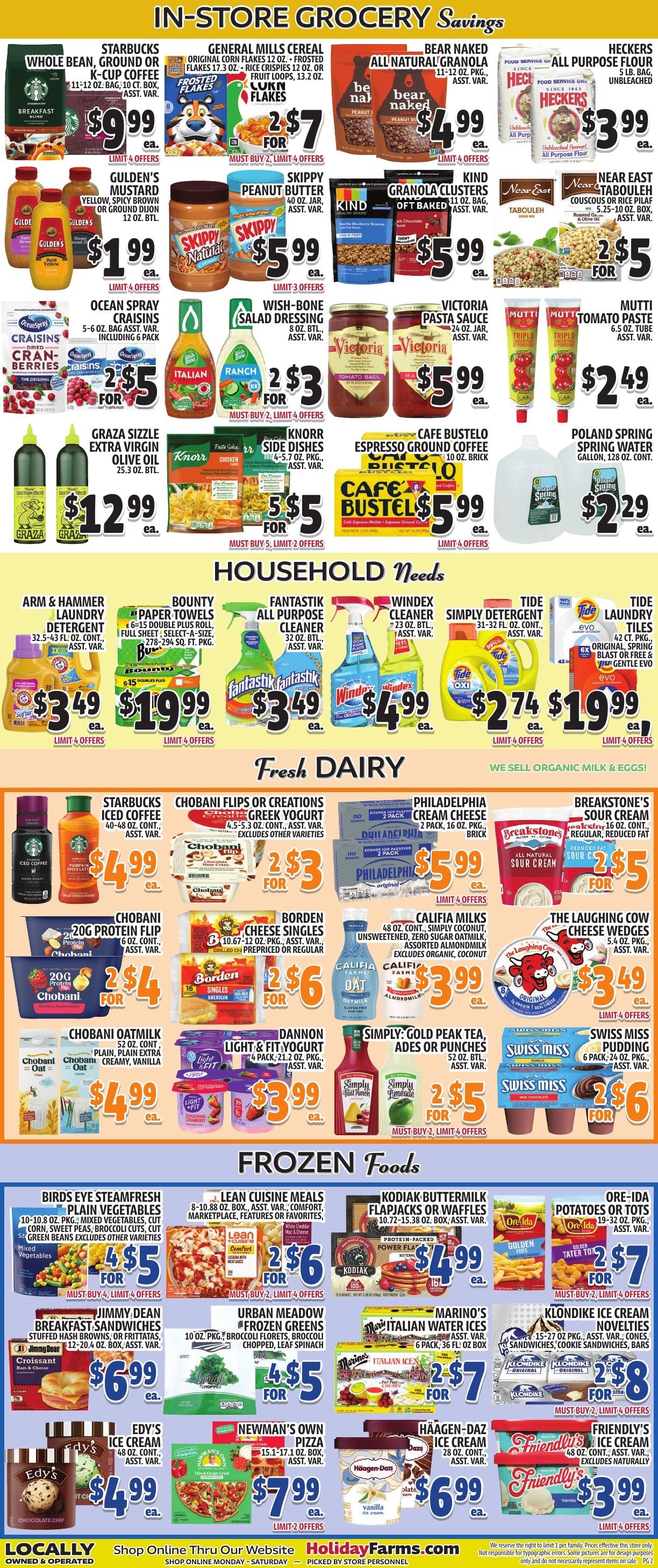 Holiday Farms Weekly Ad September 18 - 24, 2026