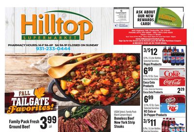 Hilltop Supermarket Weekly Ad September 21 - 27, 2026