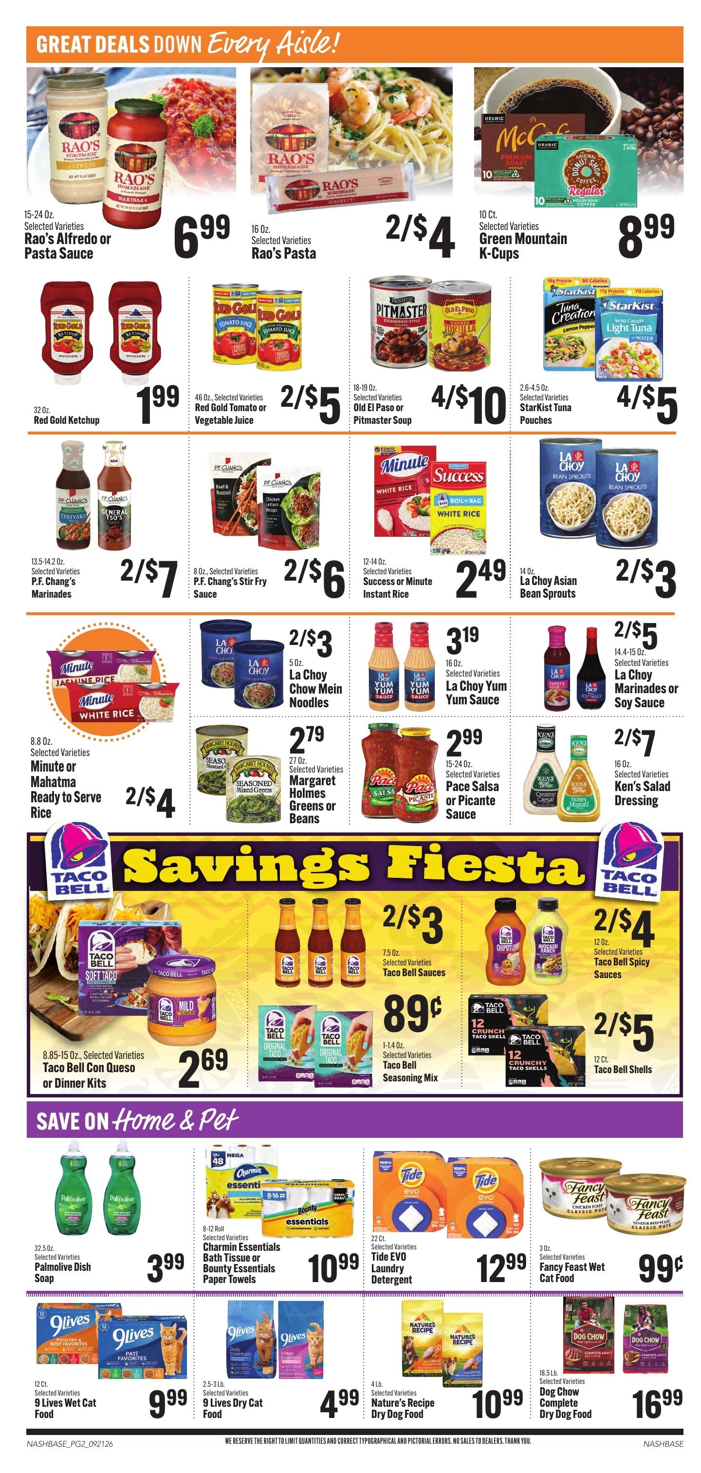 Hilltop Supermarket Weekly Ad September 21 - 27, 2026