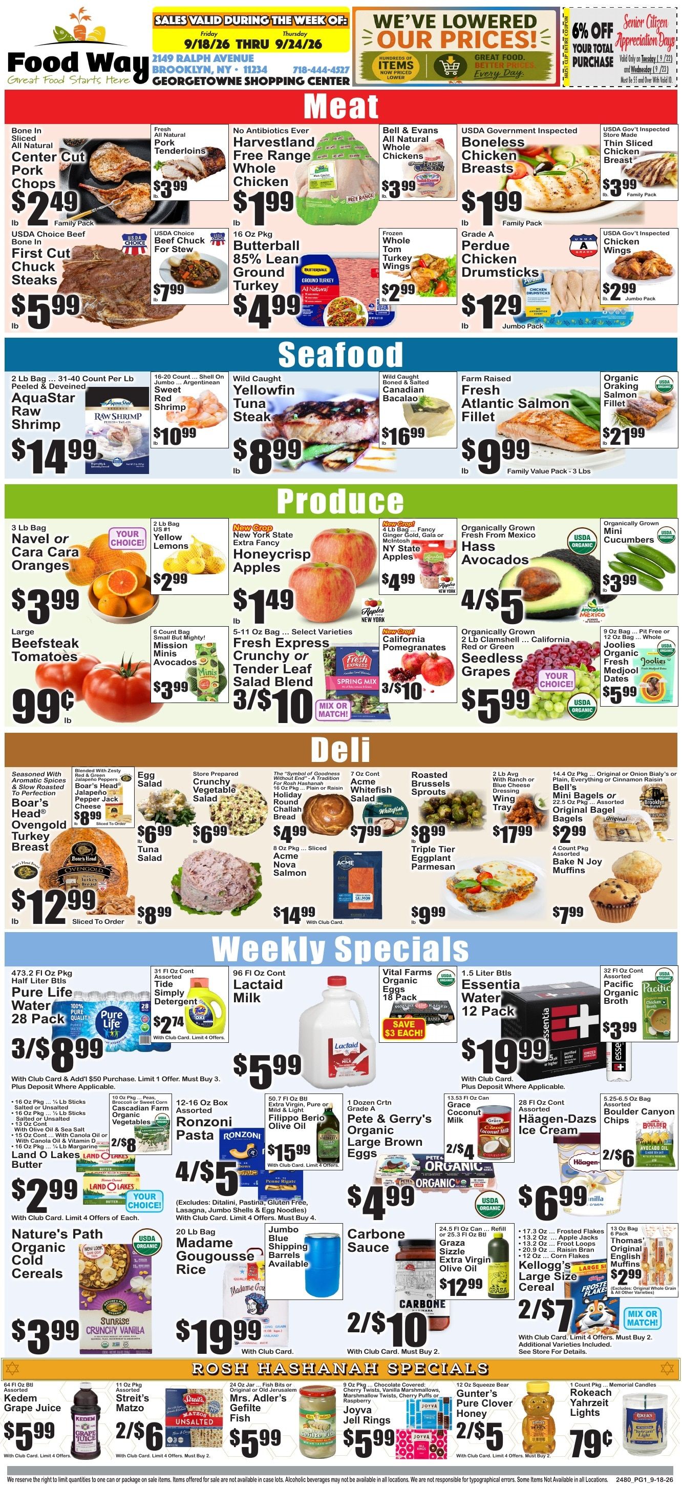 Food Way Weekly Ad September 18 - 24, 2026