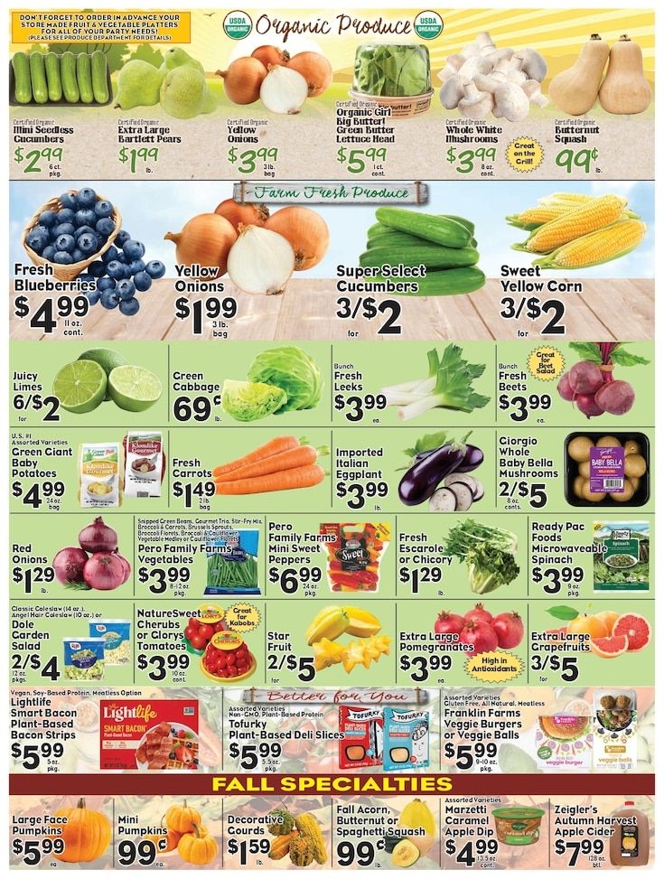 Village Barn Fresh Market Weekly Ad September 18 - 24, 2026