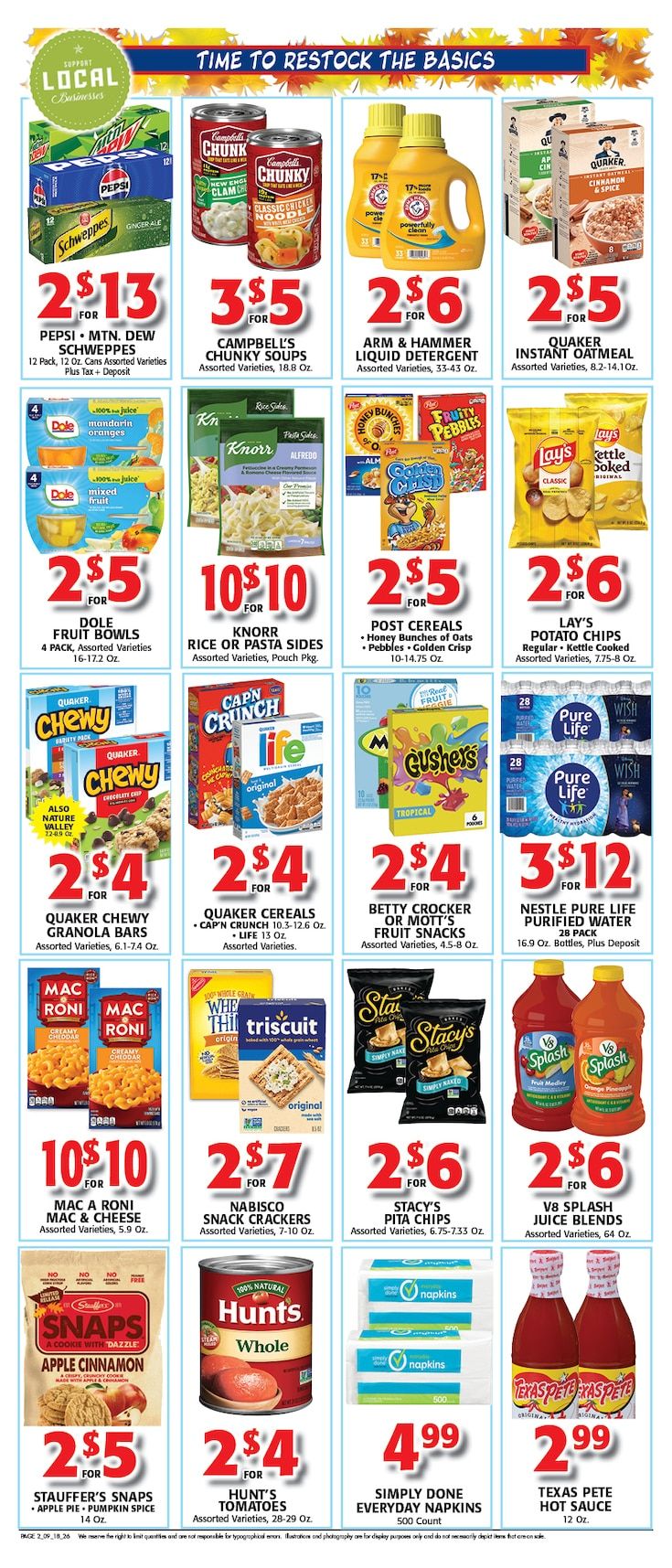 Gnazzo's Food Center Weekly Ad September 16 - 22, 2026