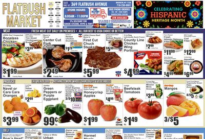 Flatbush Market (369 Flatbush Avenue, Brooklyn, NY) Weekly Ad September 18 - 24, 2026
