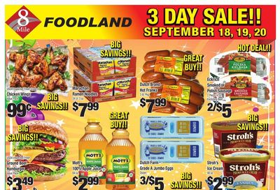8 Mile Foodland Weekly Ad September 16 - 22, 2026