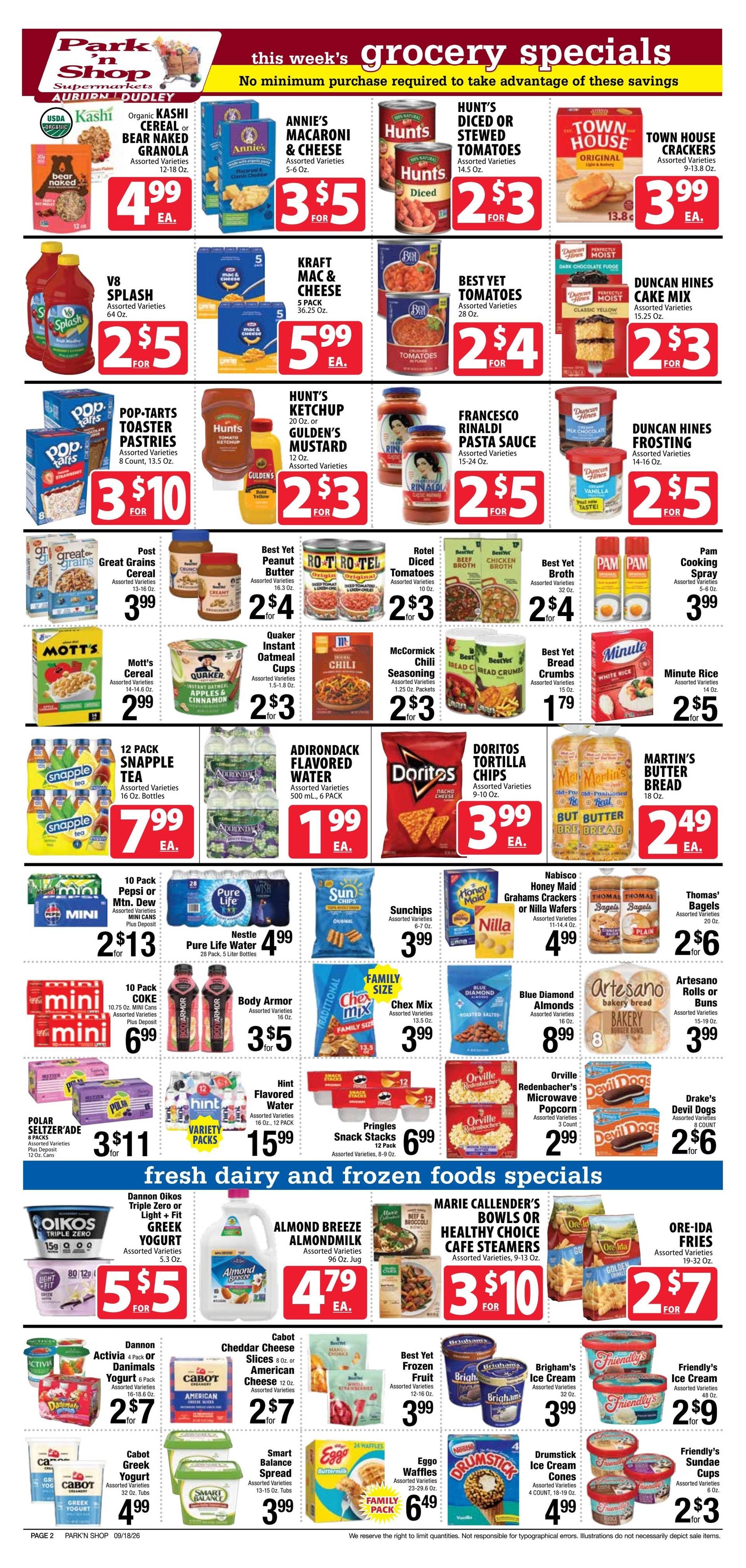 Park 'n Shop Weekly Ad September 18 - 24, 2026