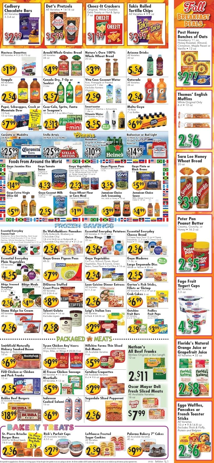 Ideal Food Basket (Bethlehem, PA) Weekly Ad September 18 - 24, 2026